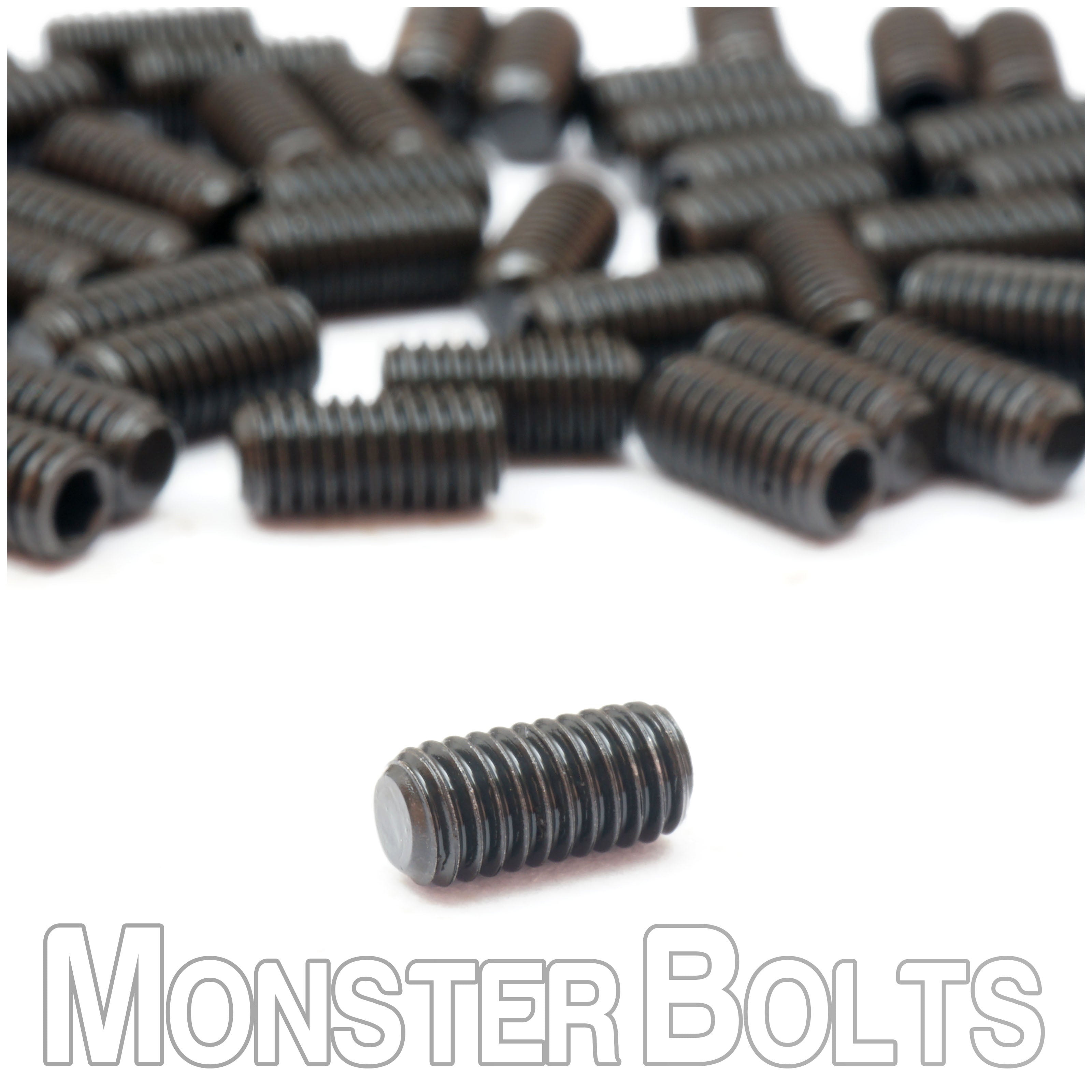 Flat Point M3 Set Screws for Bridge Saddle Height Adjustment, For Fender 'MIM' Stratocaster and similar