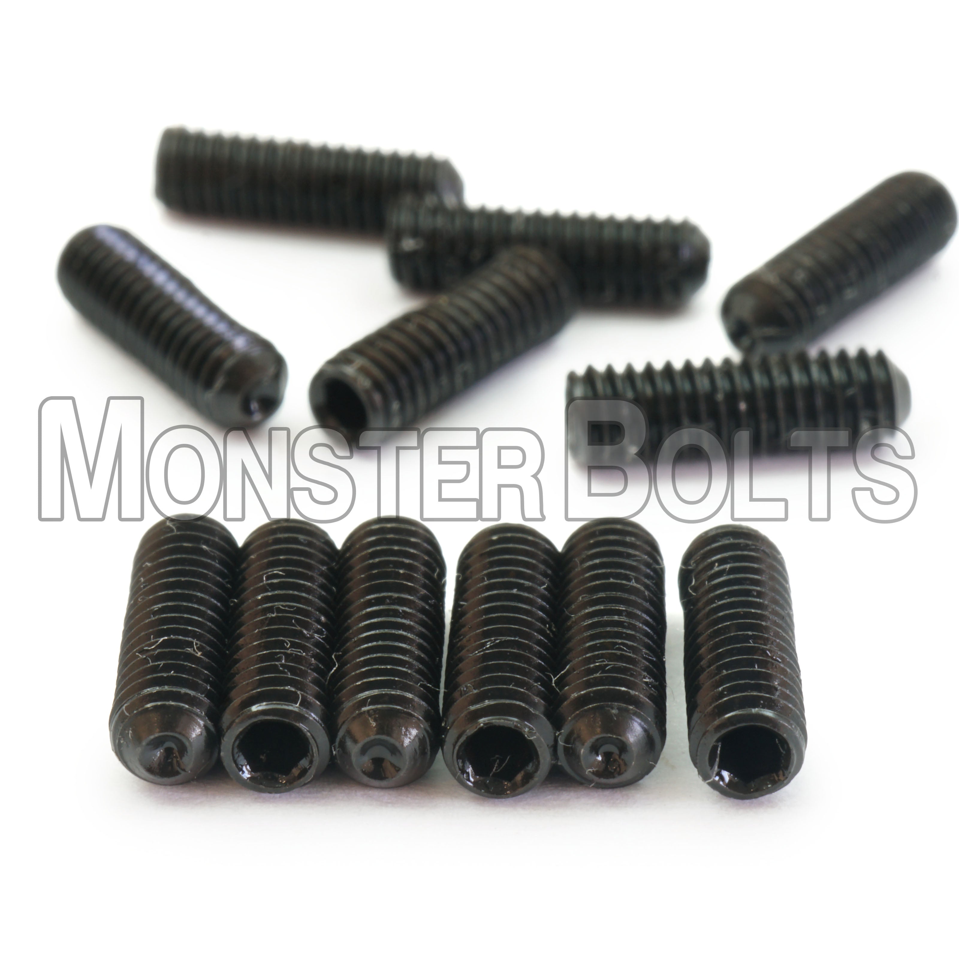 VegaTrem VT2 (Tele) Saddle Height Screws — 12-Piece Set in Black or Stainless (5–10 mm Lengths)