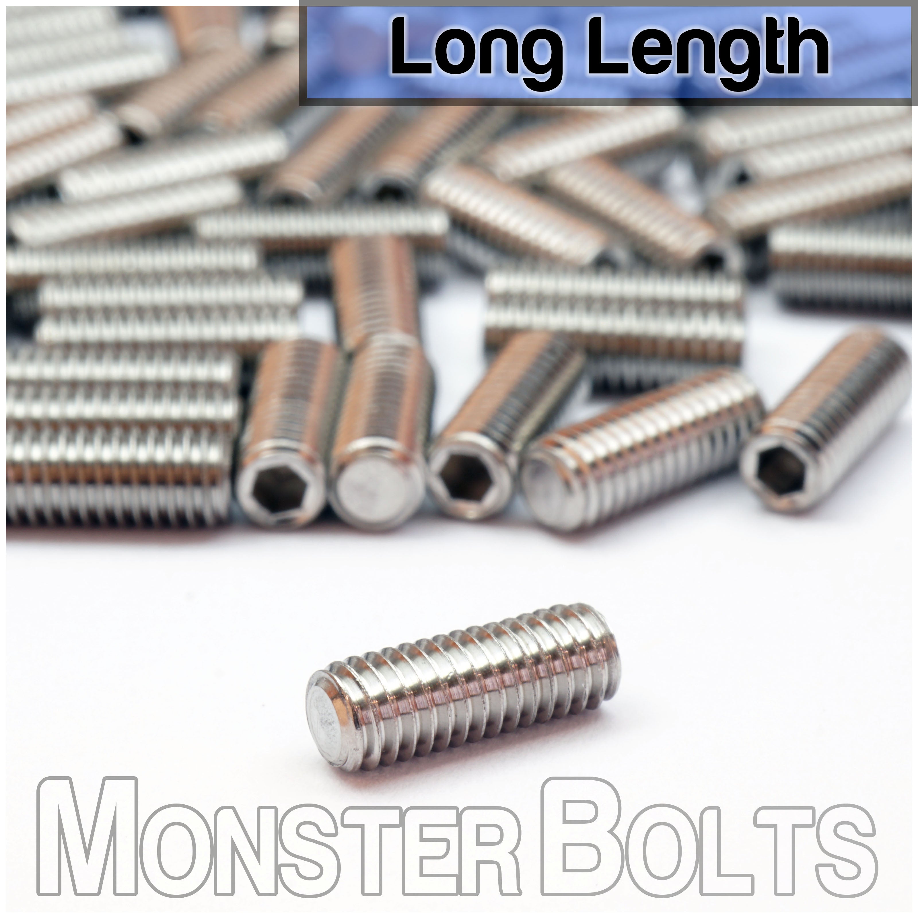 Flat Point M3 Set Screws for Bridge Saddle Height Adjustment, For Fender 'MIM' Stratocaster and similar