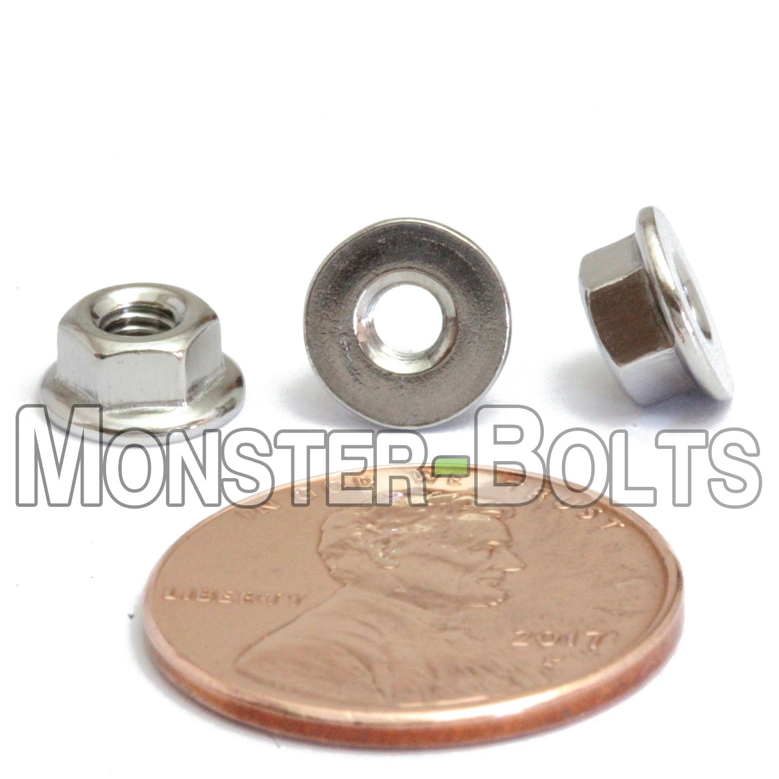 Metric Hex Flange Nuts, Stainless Steel DIN 6923 / ISO 4161