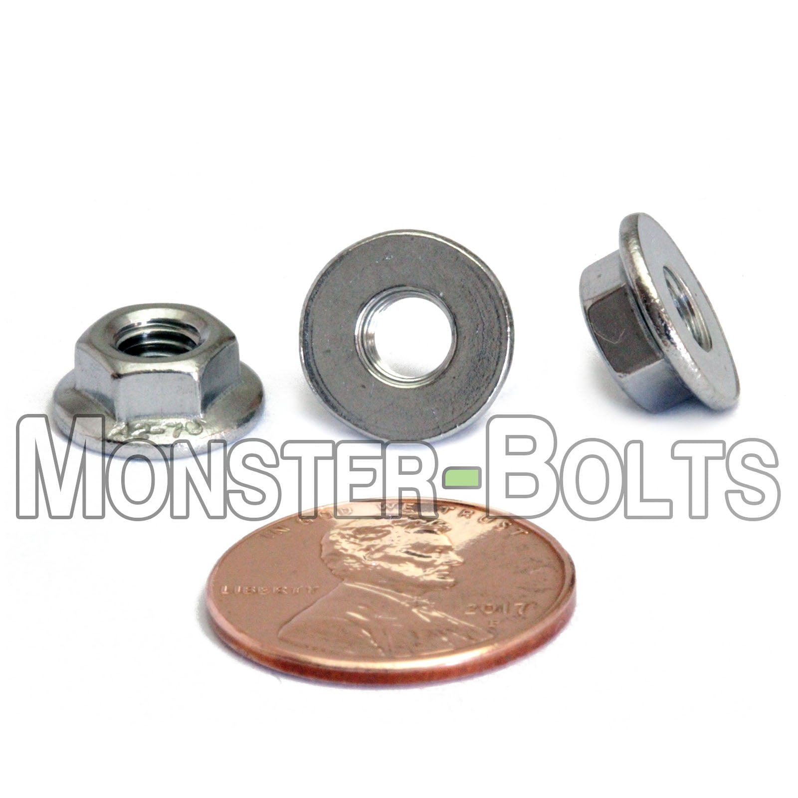 Metric Hex Flange Nuts, Stainless Steel DIN 6923 / ISO 4161