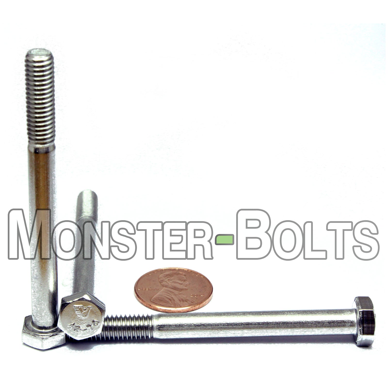 M6 x 65mm Hex Cap Screw, partial thread, stainless steel, heavy-duty fastener for construction.