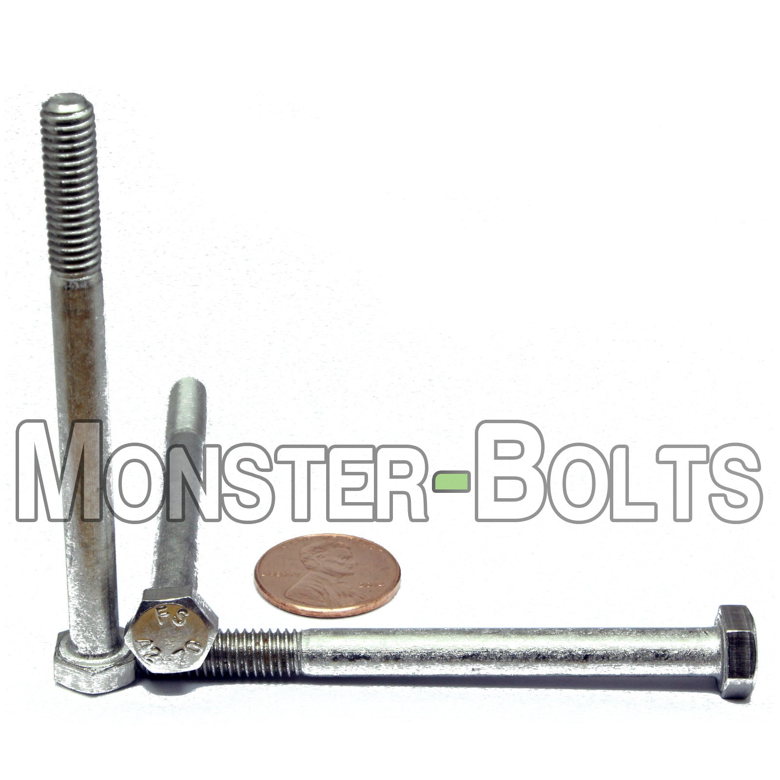 M6 Hex Cap Screw, partial thread, stainless steel, heavy-duty fastener for construction.