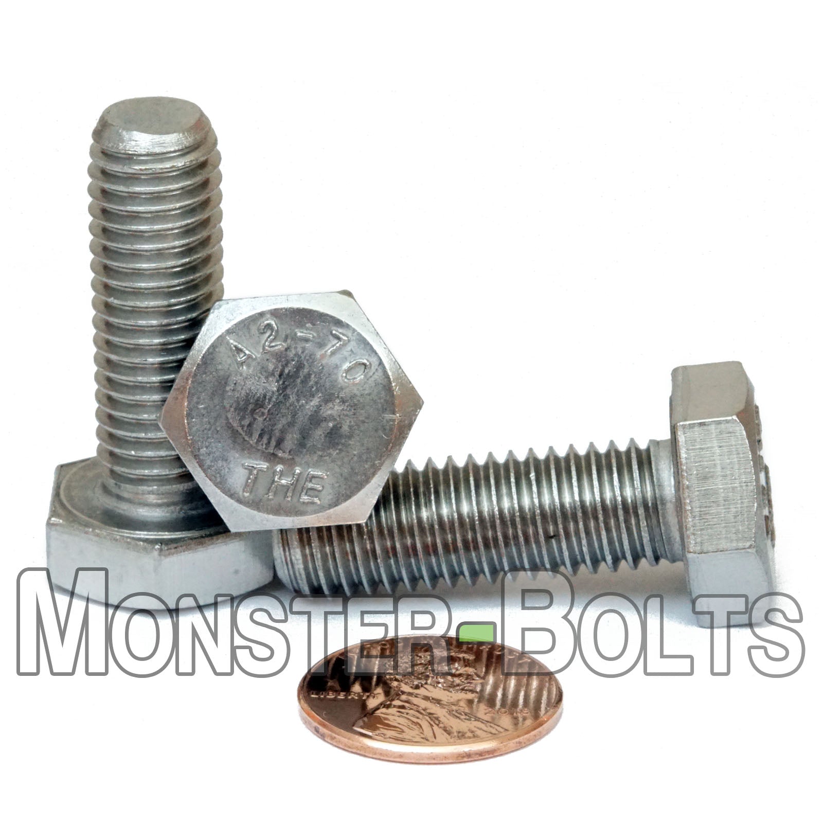 M10-1.50 Stainless Steel Hex Cap Bolt, 30mm Length, Full Thread, versatile stainless steel bolt for mechanical and construction use.