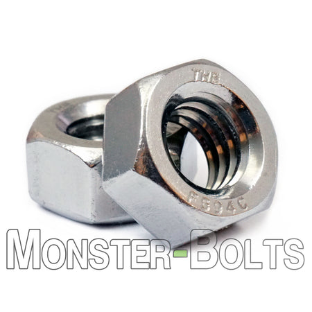Finished Hex Nut, ASTM F594 in 18-8 Stainless Steel.