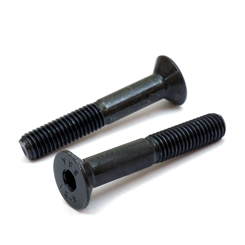 Bulk M14 Flat Head Socket Cap screws, Class 12.9 Alloy Steel w/ Black Oxide