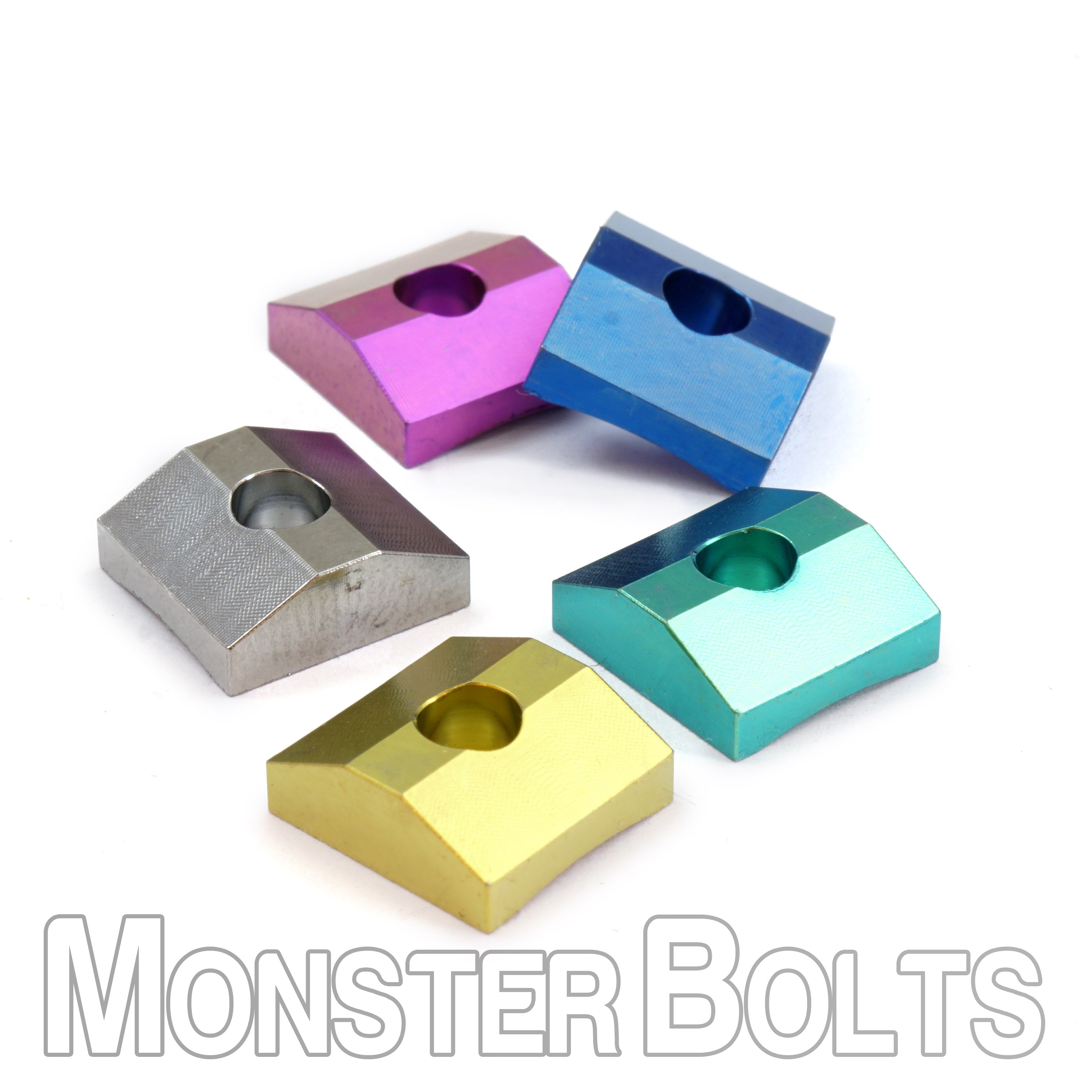 Titanium Floyd Rose® String Lock Blocks – Locking Nut Clamp Inserts (Set of 3) – Monster Bolts