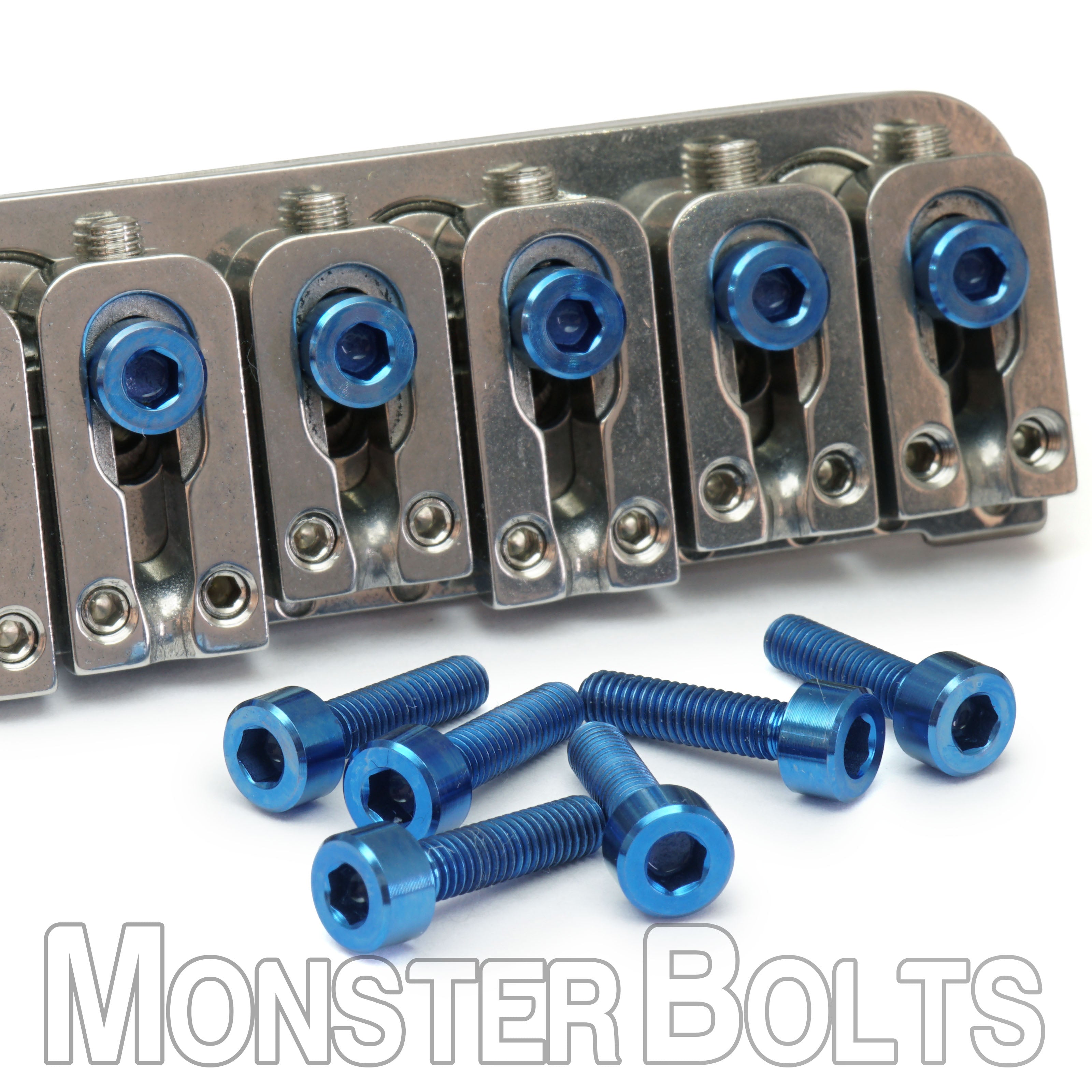 Anodized Titanium Saddle Mounting Screws for VegaTrem VT1 — Blue, Purple, Gold, Green (Set of 6)