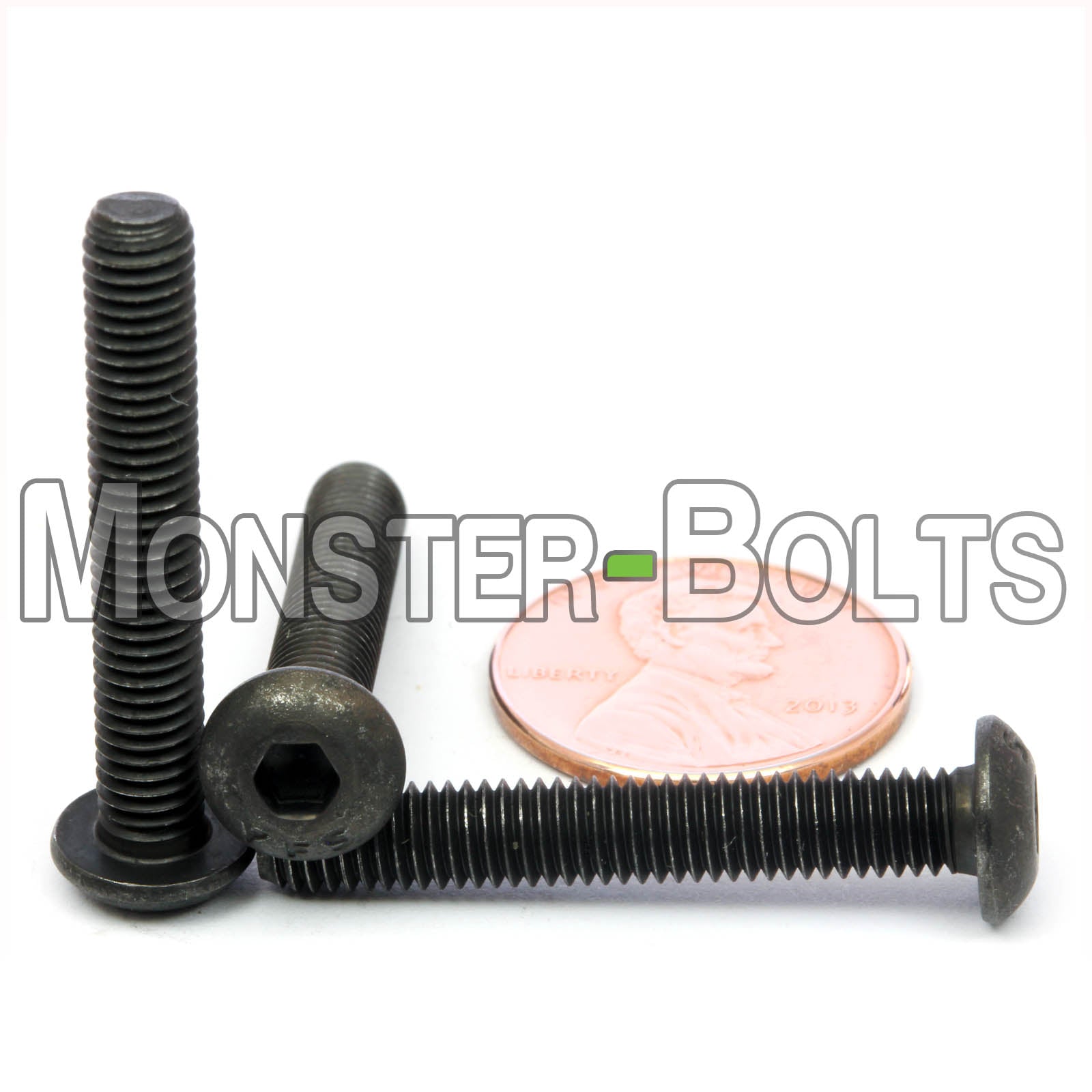 BULK #10-32 Fine Thread, Button Head Socket Cap screws, Alloy Steel with Black Oxide