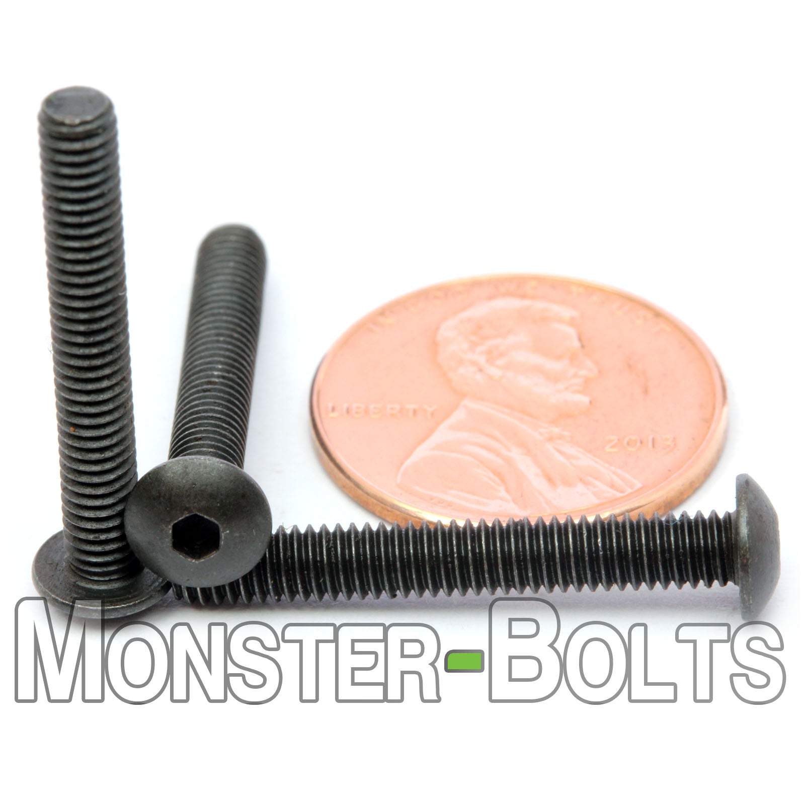 BULK #6-40 Fine Thread, Button Head Socket Cap screws, Alloy Steel with Black Oxide