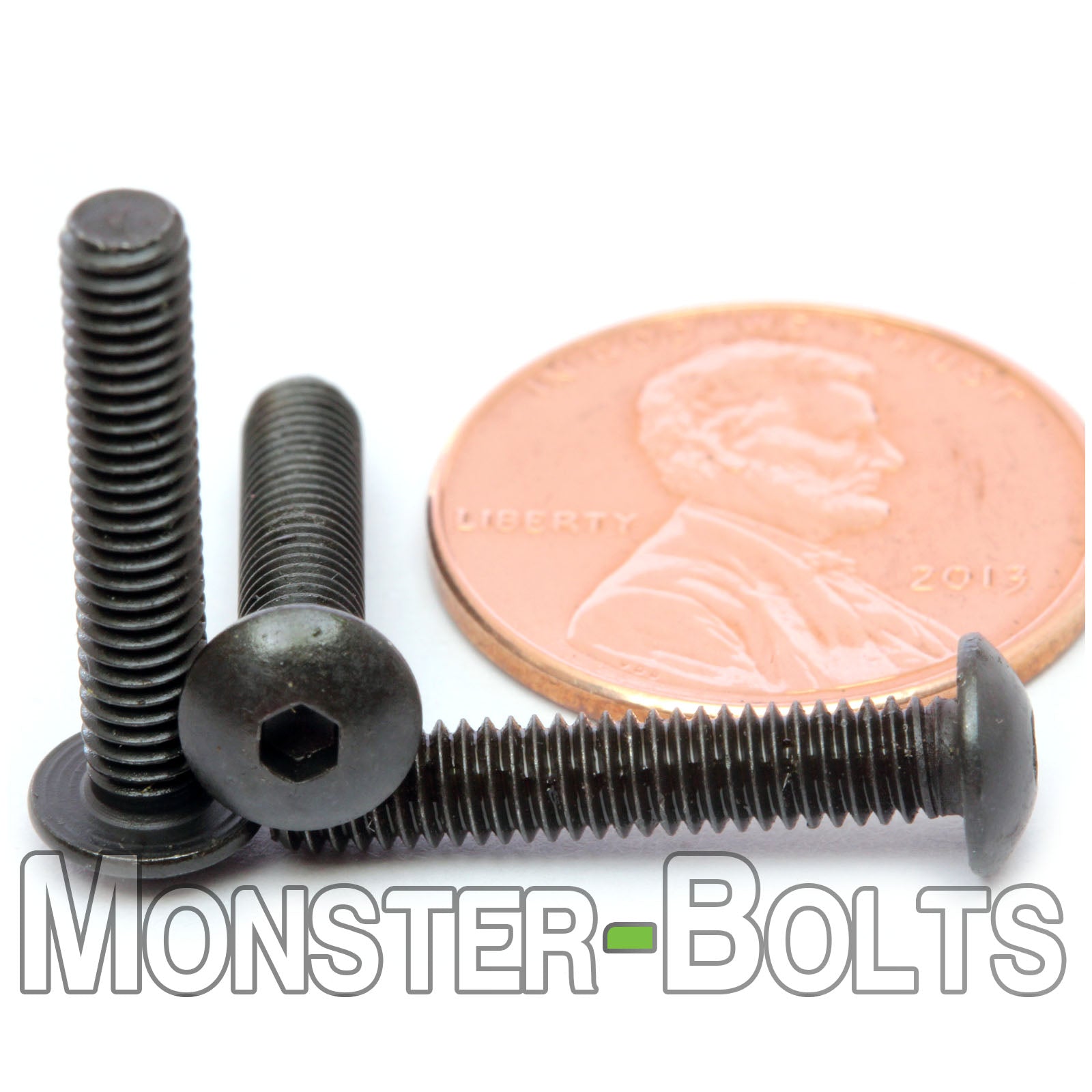 BULK #6-40 Fine Thread, Button Head Socket Cap screws, Alloy Steel with Black Oxide