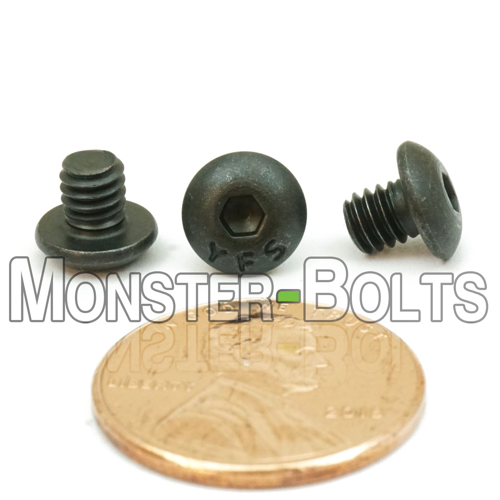 BULK #8-36 Button Head Socket Caps screws, Alloy Steel with Black Oxide, Fine Thread