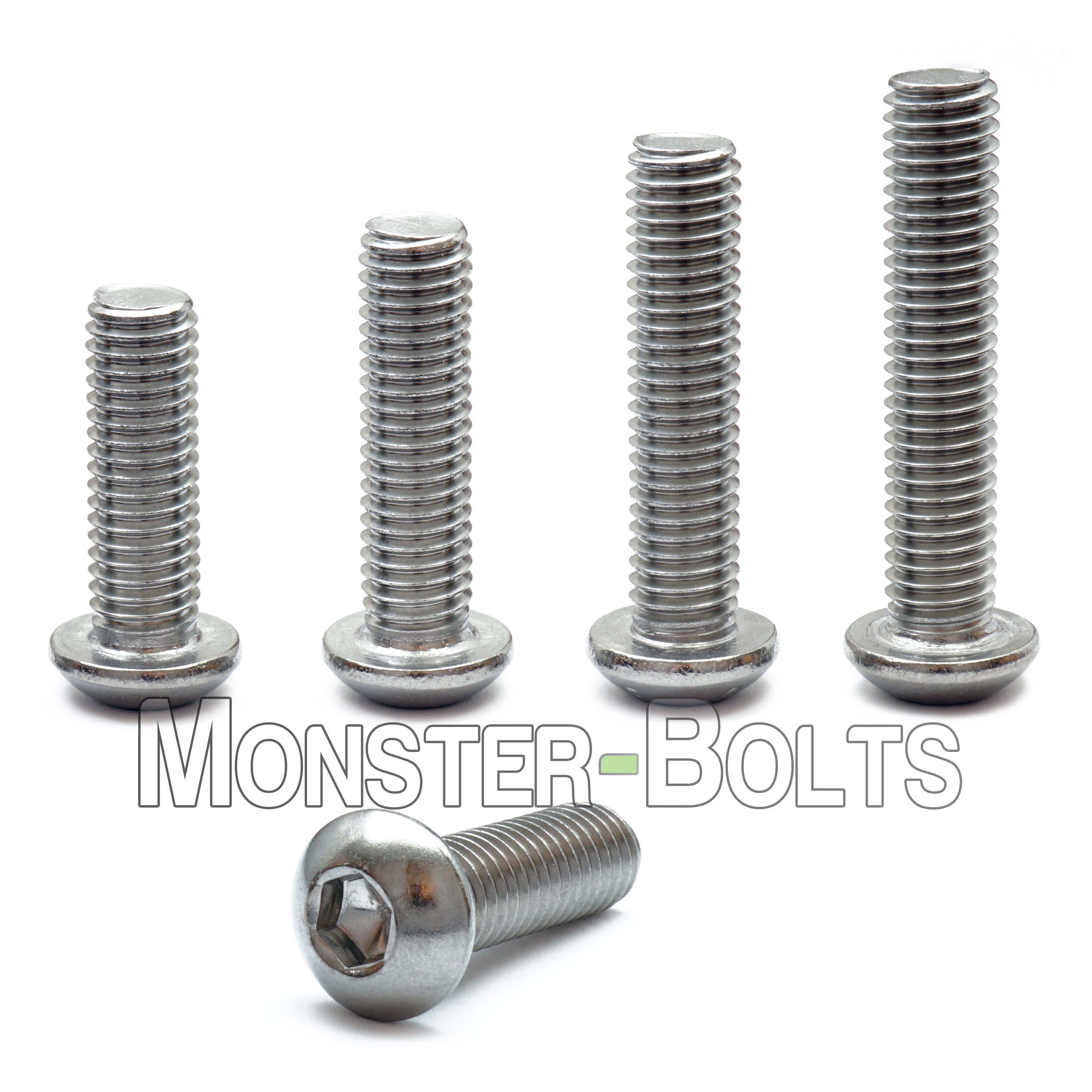 Bulk M4 Stainless Steel Button Socket Cap Screws - A2/18-8