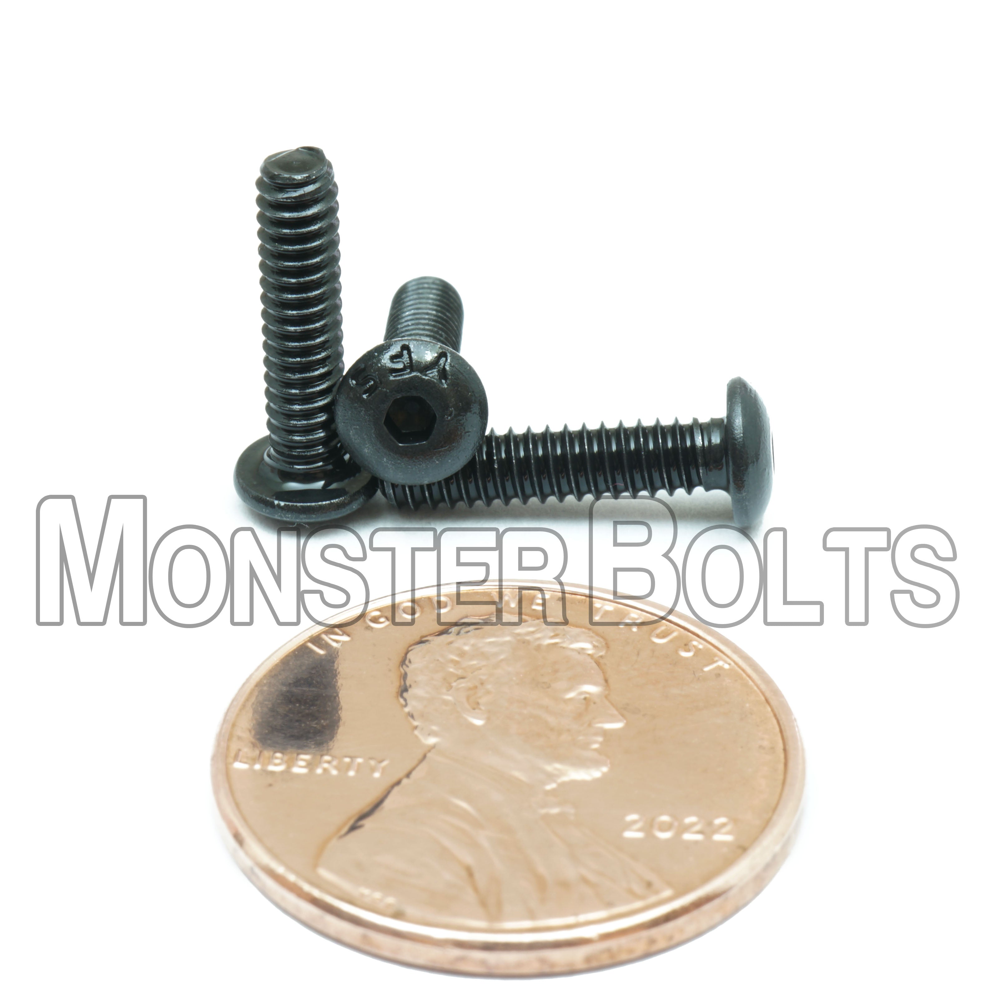 BULK #4-40 Button Head Socket Cap screws, Alloy Steel with Black Oxide