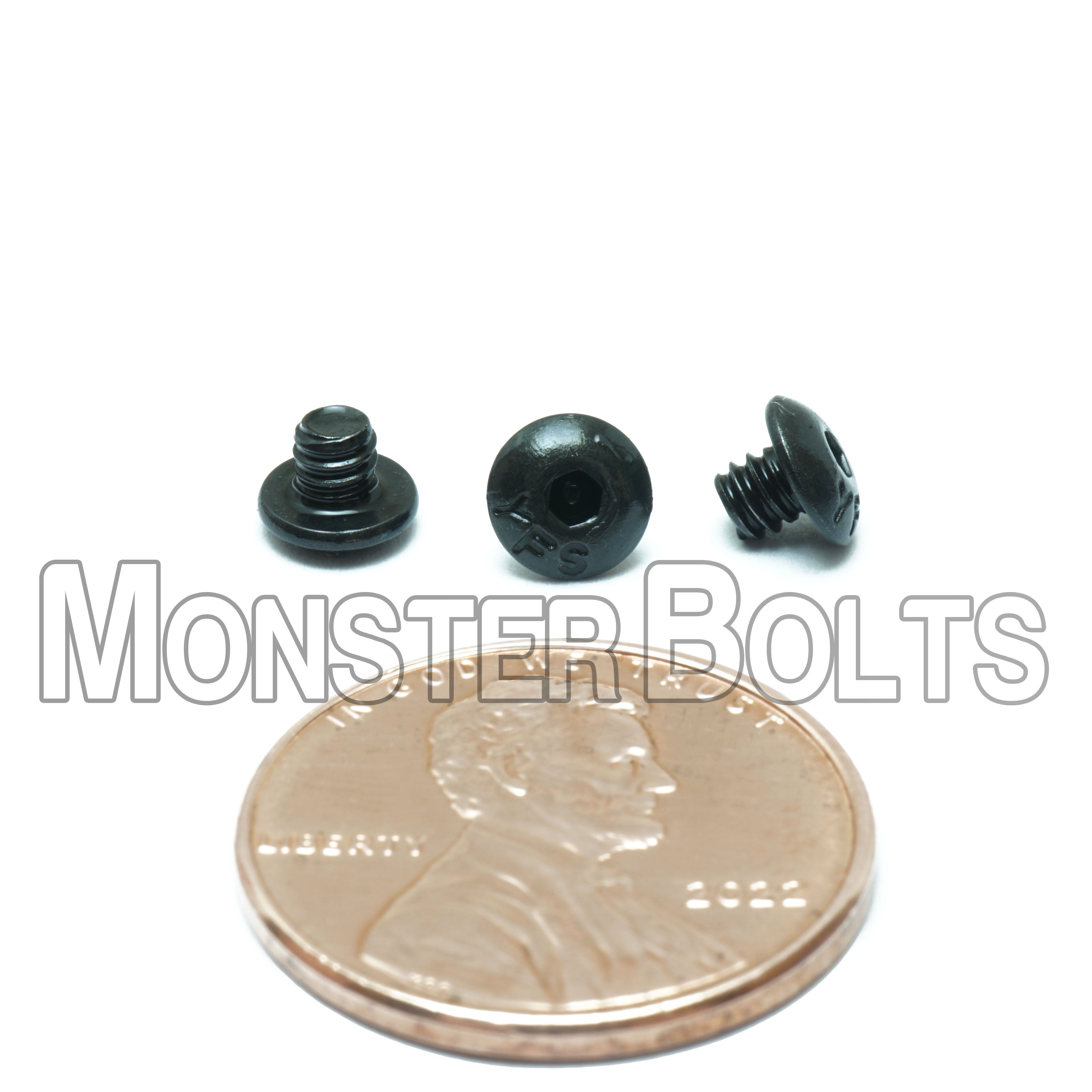 Bulk #4-40 Button Head Socket Cap screws, Alloy Steel with Black Oxide