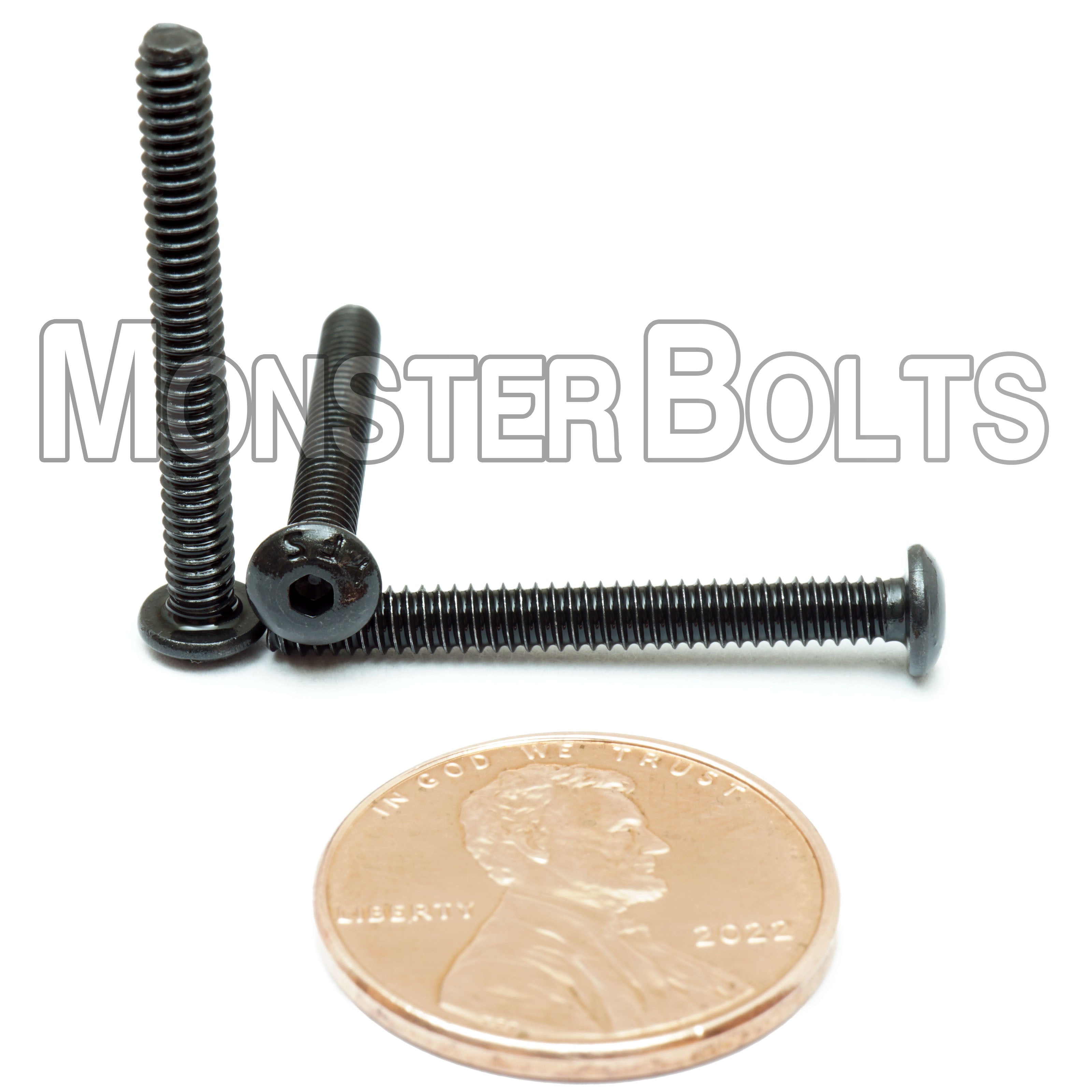 BULK #4-40 Button Head Socket Cap screws, Alloy Steel with Black Oxide