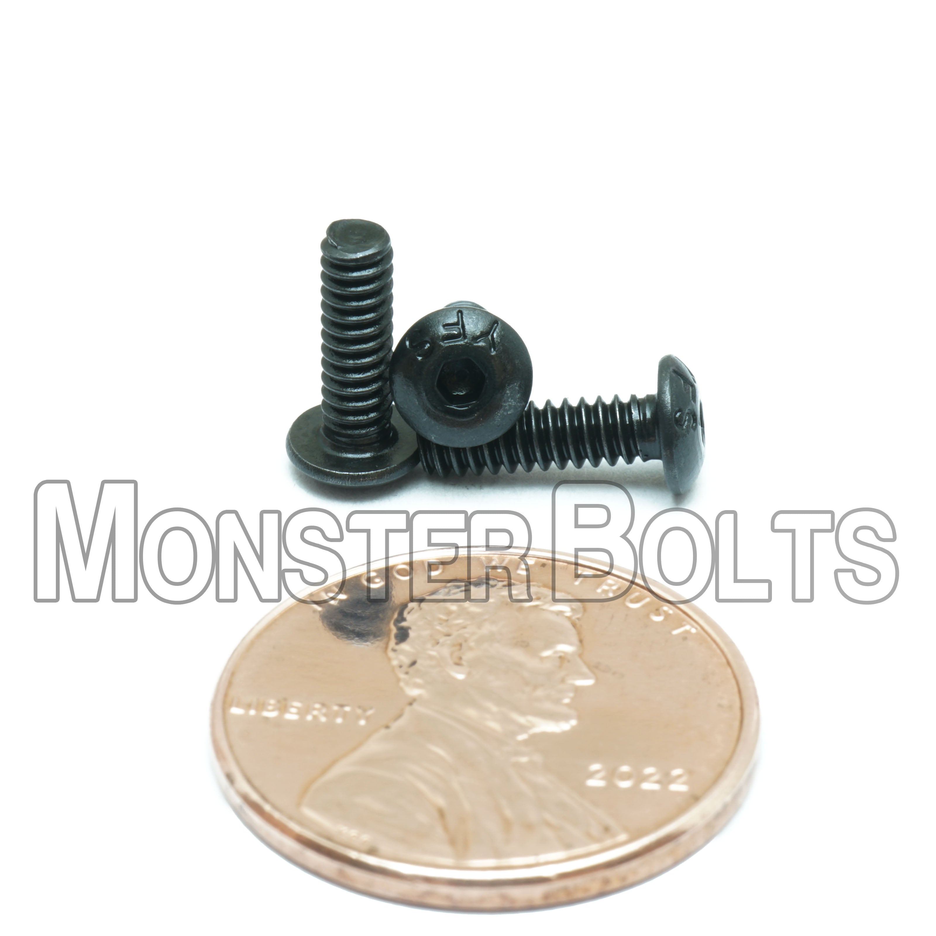 BULK #4-40 Button Head Socket Cap screws, Alloy Steel with Black Oxide