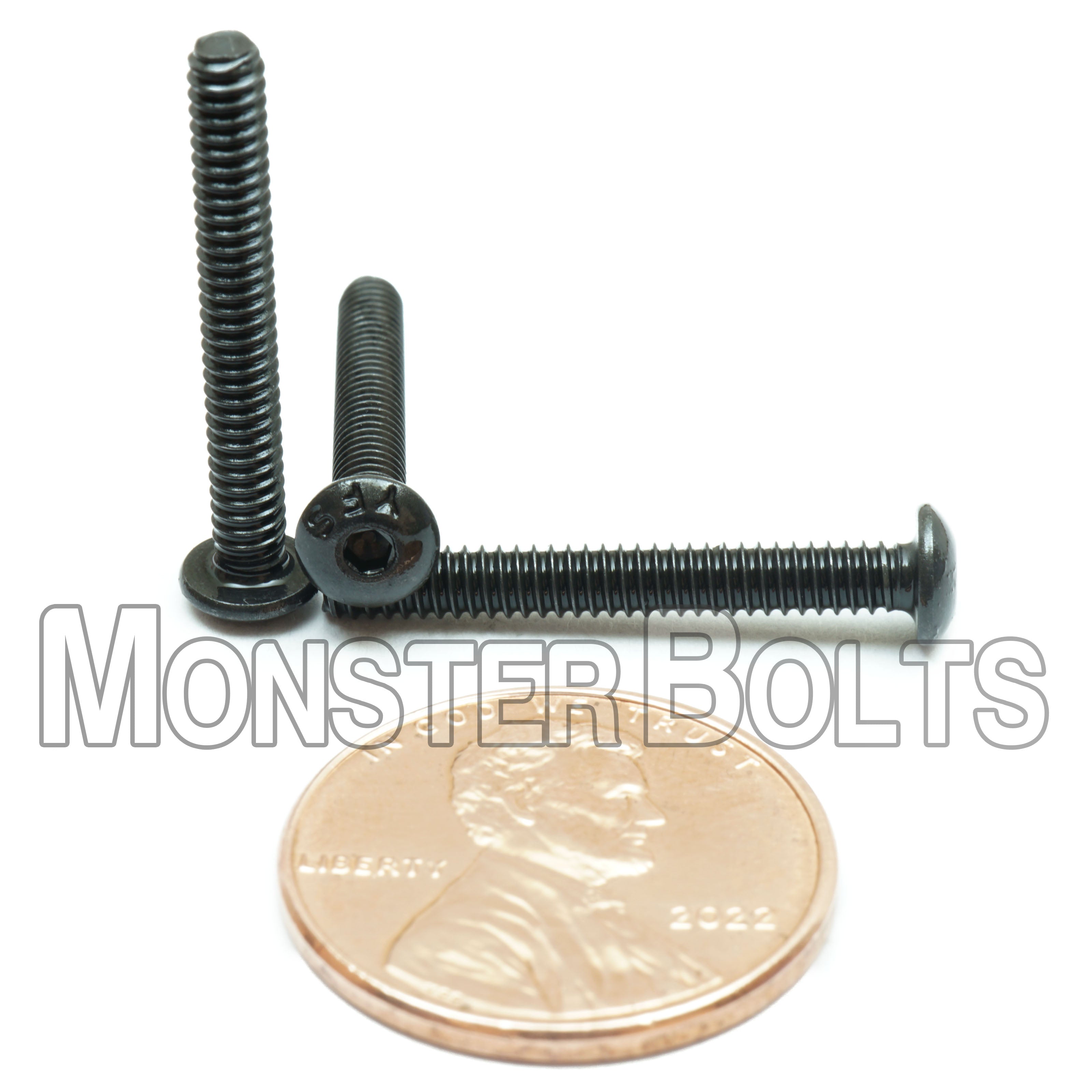 Bulk #4-40 Button Head Socket Cap screws, Alloy Steel with Black Oxide