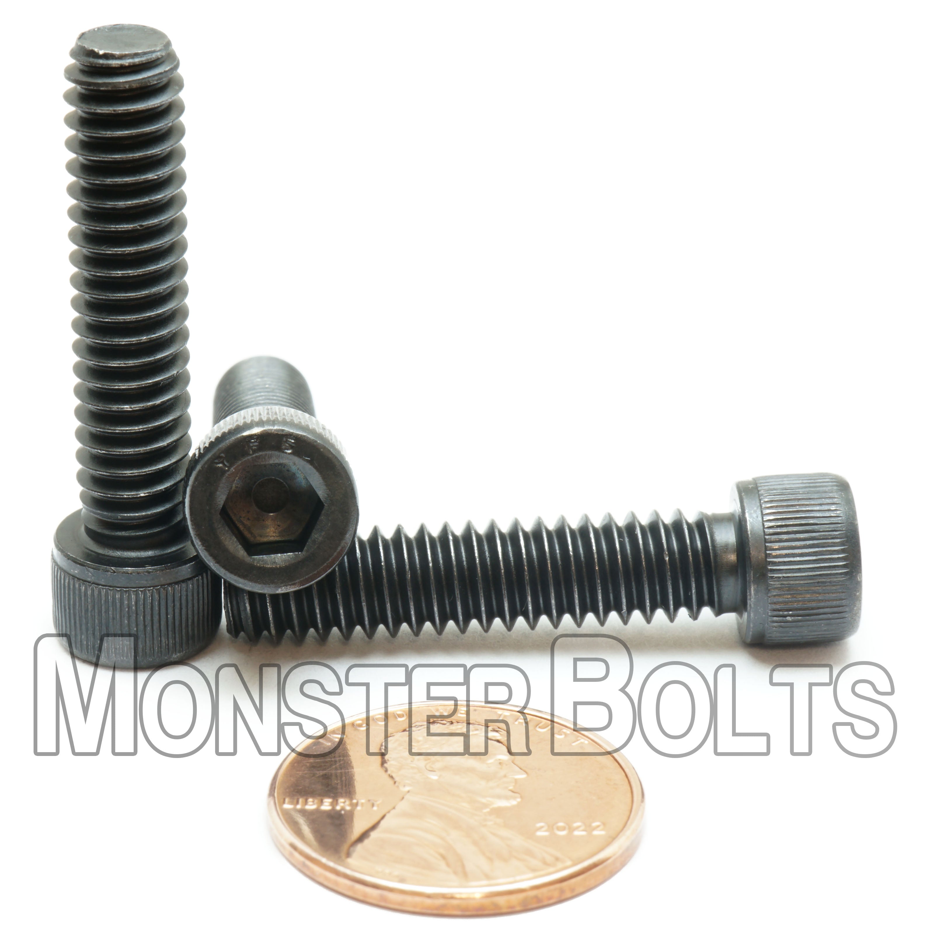 1/4"-20 Socket Head Cap screws, Alloy Steel with Black Oxide, Coarse Thread