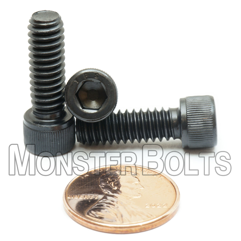 1/4"-20 Socket Head Cap screws, Alloy Steel with Black Oxide, Coarse Thread