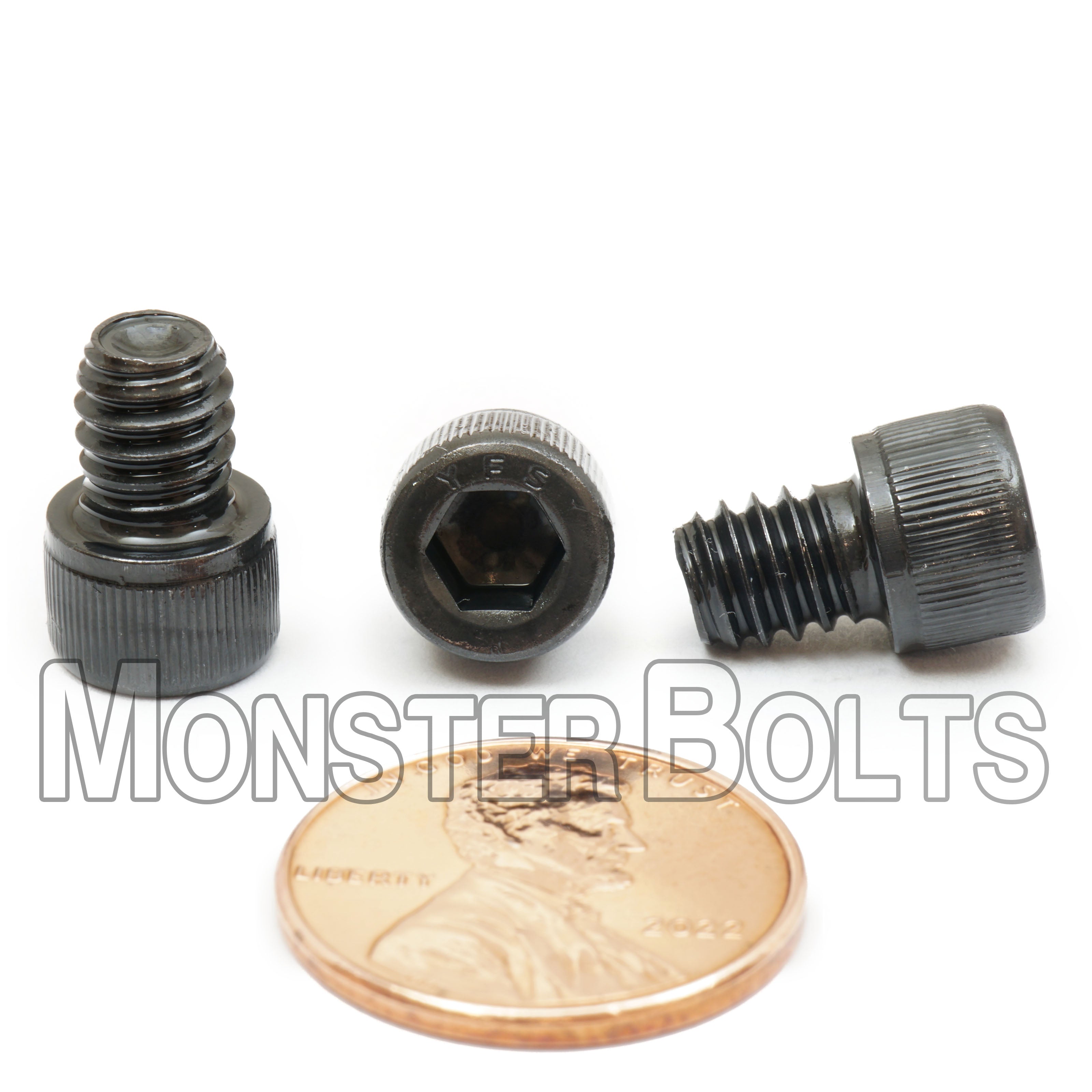 1/4"-20 Socket Head Cap screws, Alloy Steel with Black Oxide, Coarse Thread