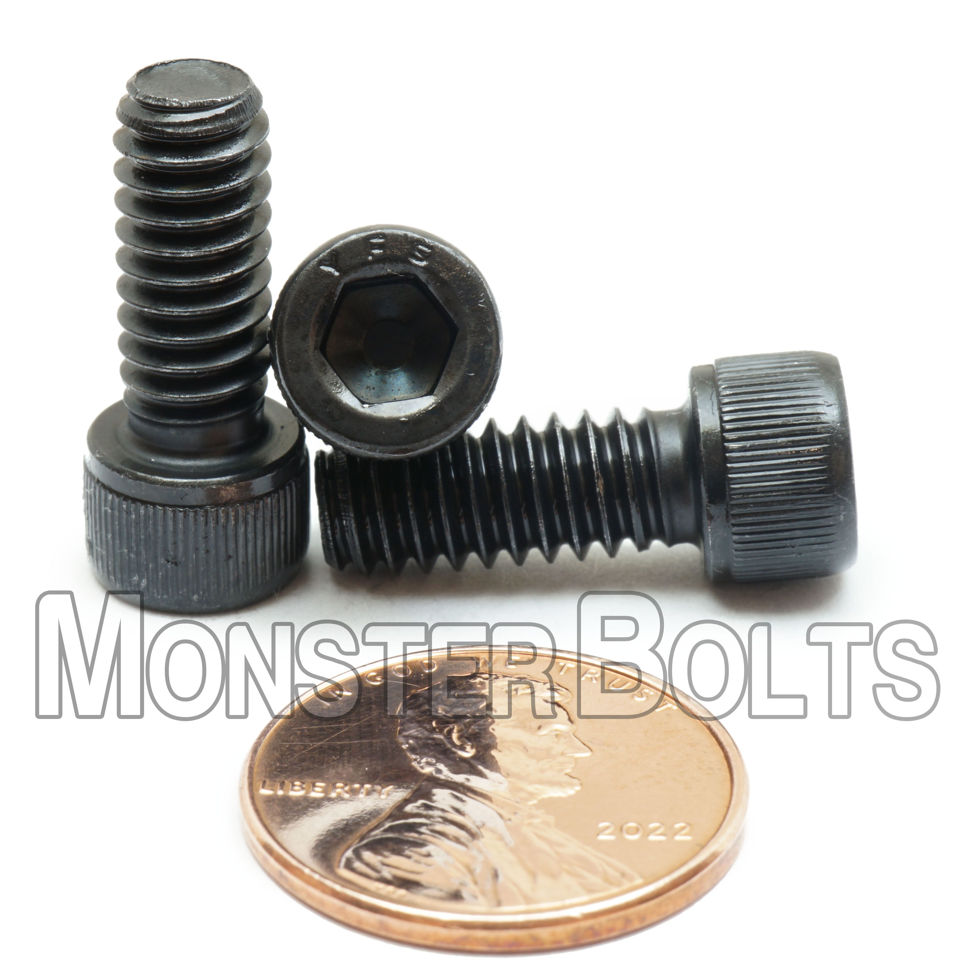 1/4"-20 Socket Head Cap screws, Alloy Steel with Black Oxide, Coarse Thread