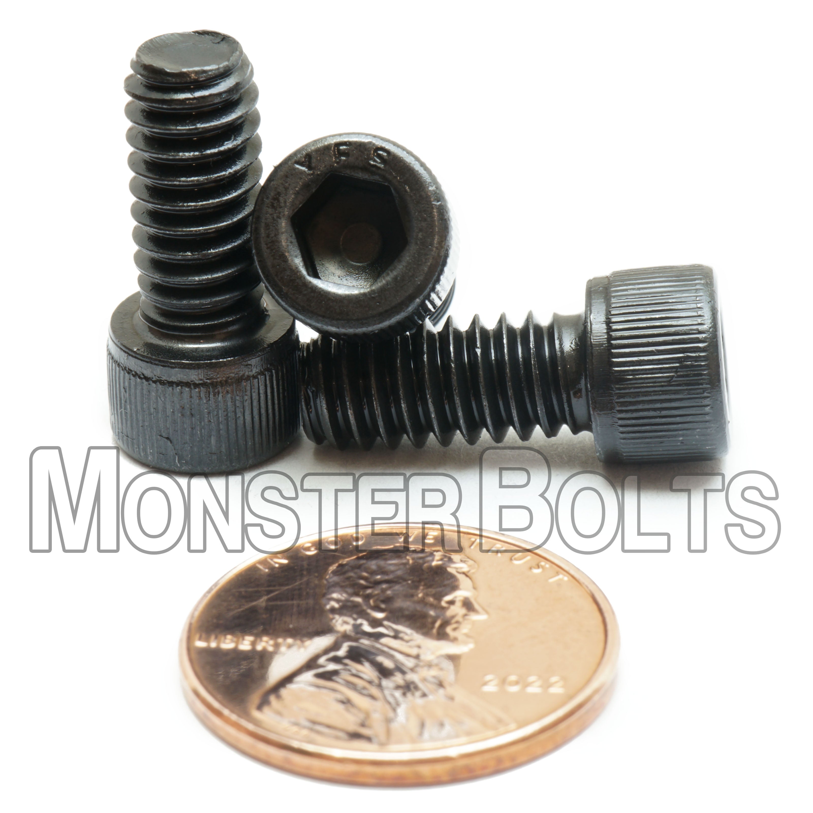 1/4"-20 Socket Head Cap screws, Alloy Steel with Black Oxide, Coarse Thread