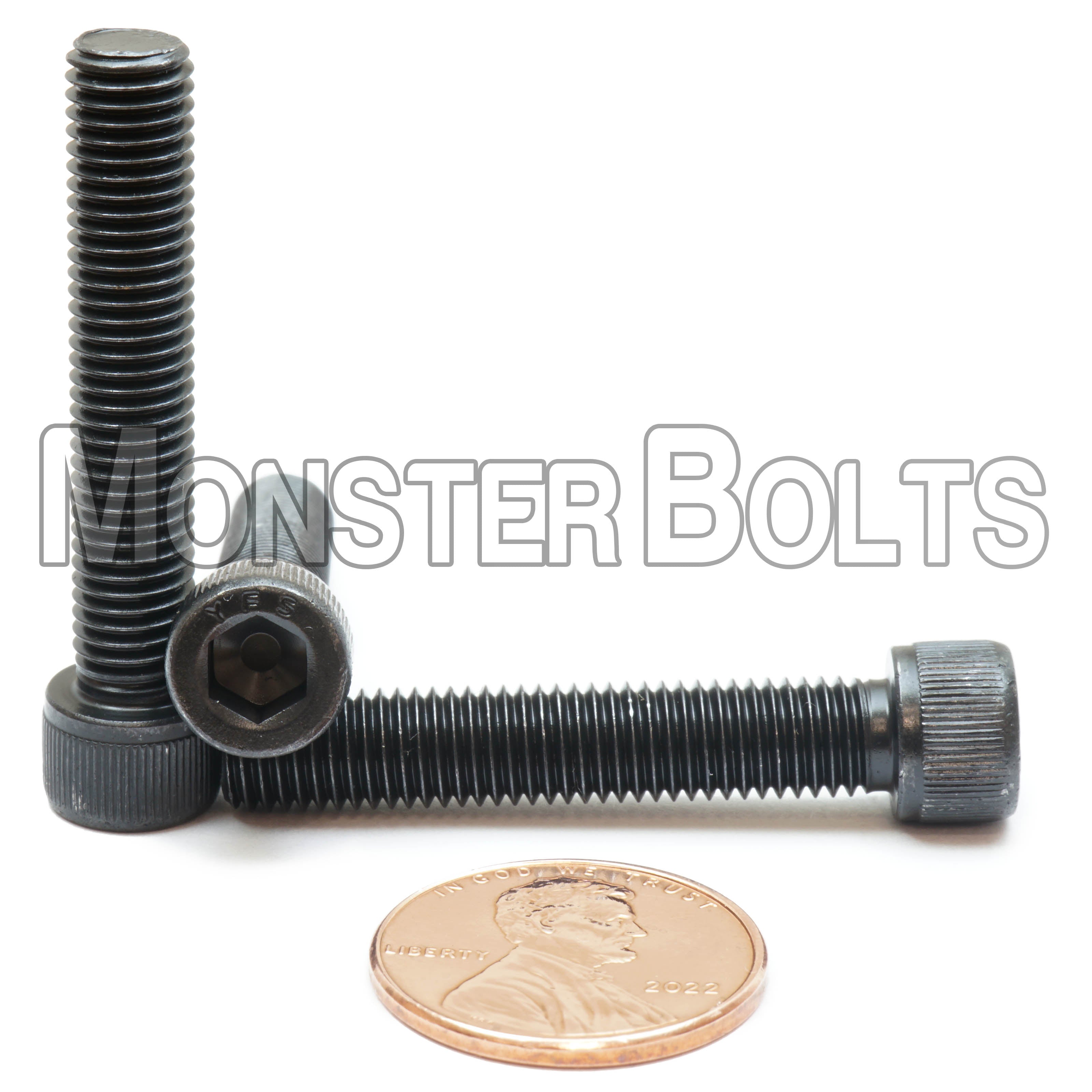 1/4"-28 Socket Head Cap screws, Alloy Steel with Black Oxide, Fine Thread