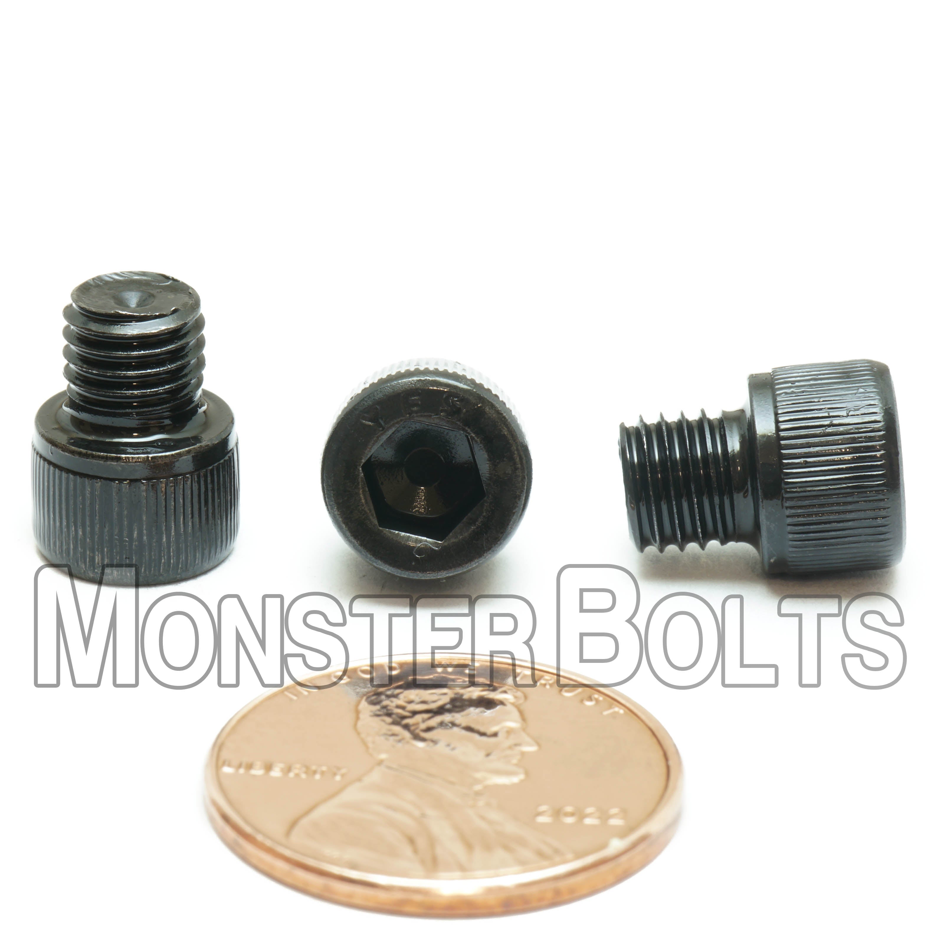 1/4"-28 Socket Head Cap screws, Alloy Steel with Black Oxide, Fine Thread