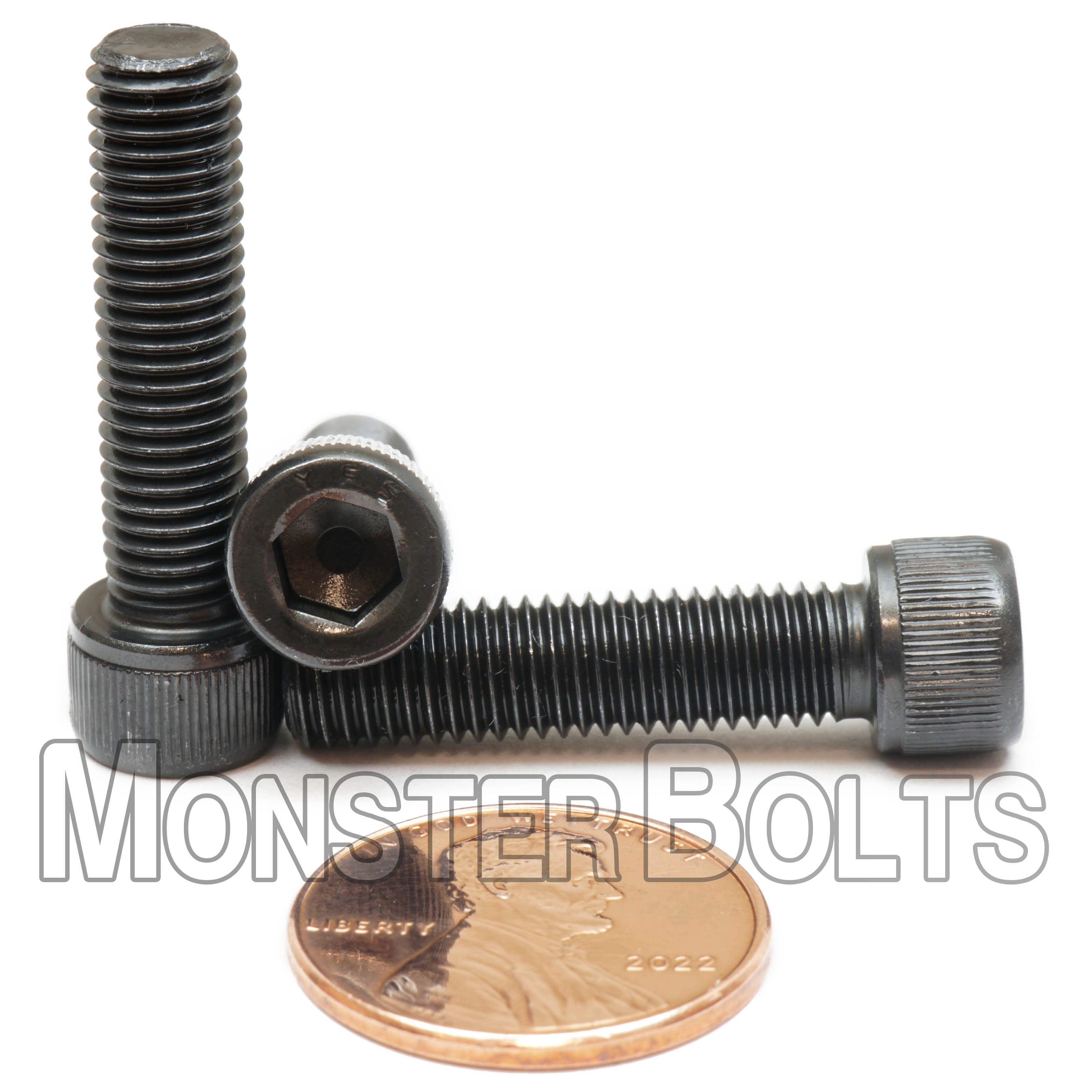 1/4"-28 Socket Head Cap screws, Alloy Steel with Black Oxide, Fine Thread