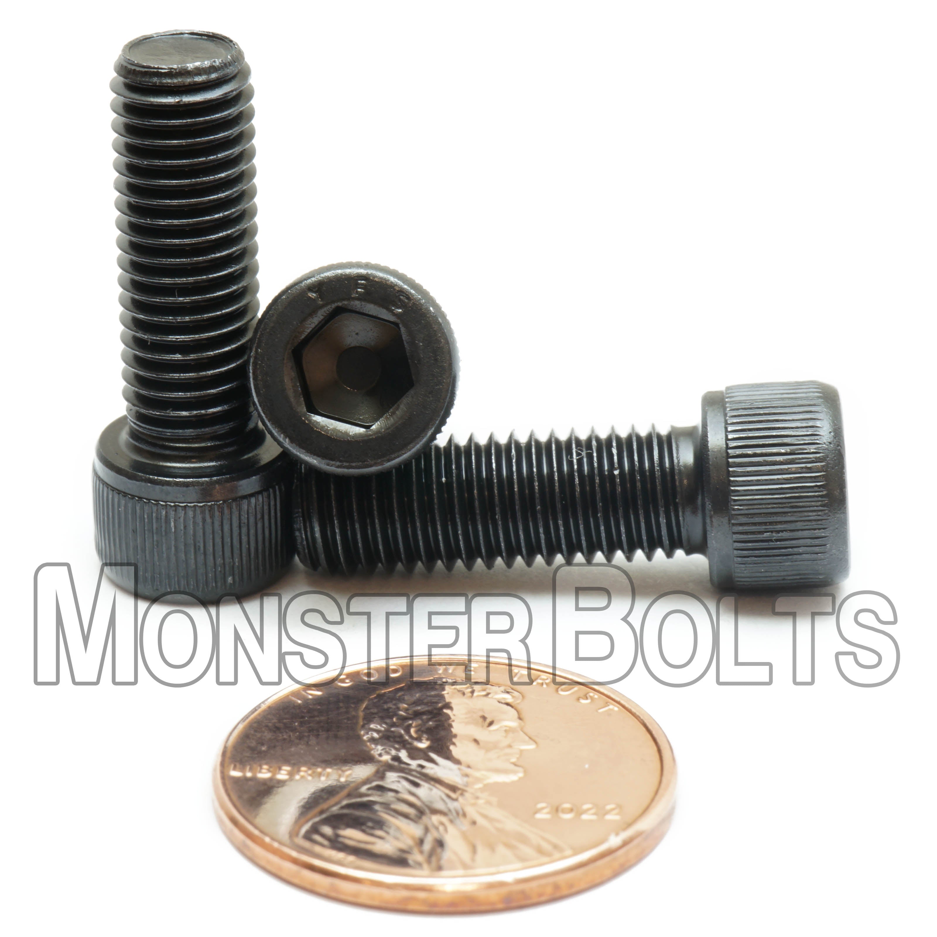 1/4"-28 Socket Head Cap screws, Alloy Steel with Black Oxide, Fine Thread