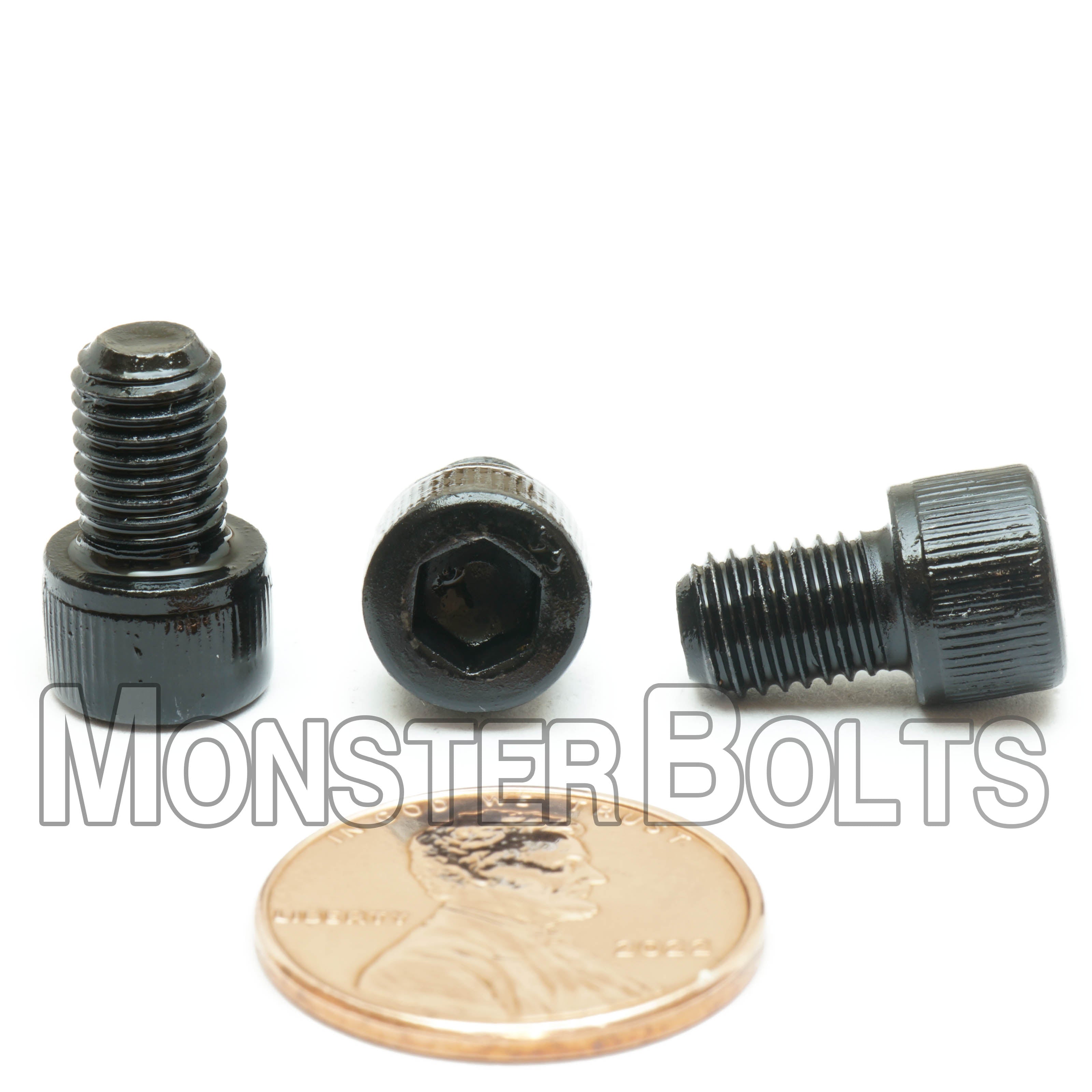 1/4"-28 Socket Head Cap screws, Alloy Steel with Black Oxide, Fine Thread