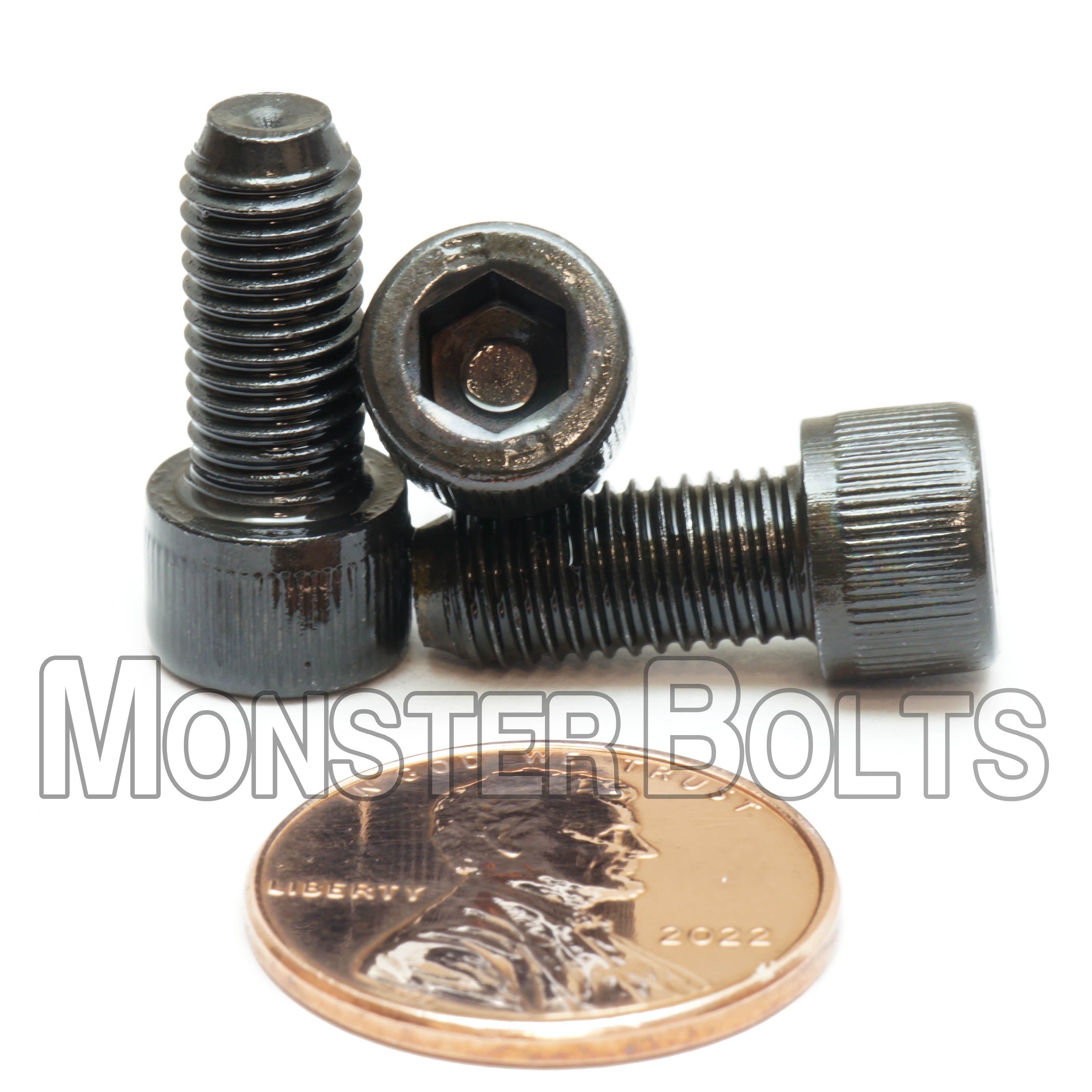 1/4"-28 Socket Head Cap screws, Alloy Steel with Black Oxide, Fine Thread