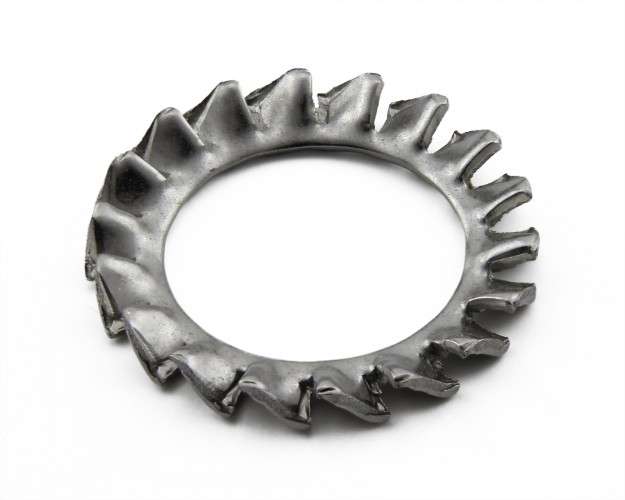 Bulk DIN 6798A External Tooth Serrated Lock Washers – A2 Stainless Steel High Grip Fasteners