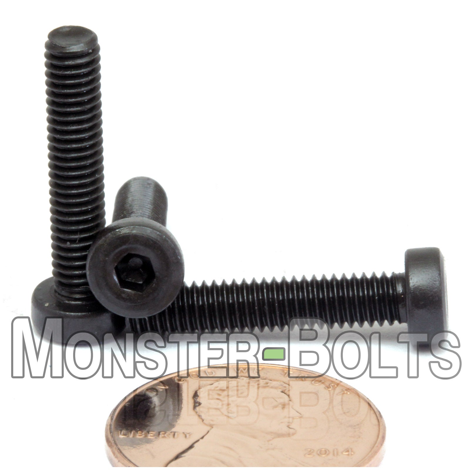 M4 Low Head Socket Cap screws, Class 10.9 Alloy Steel w/ Black Oxide