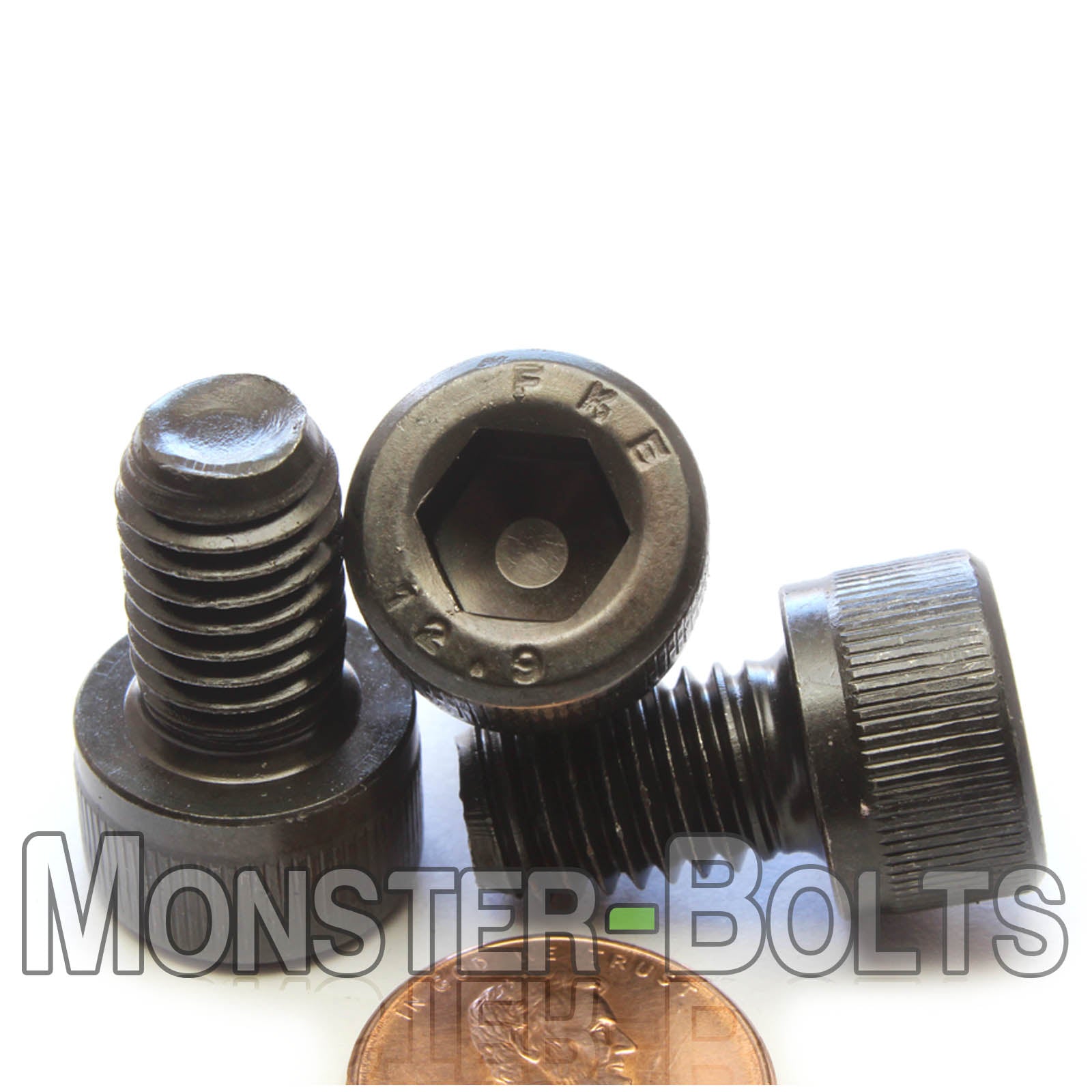 M10 Socket Head Cap screws, Class 12.9 Alloy Steel w/ Black Oxide