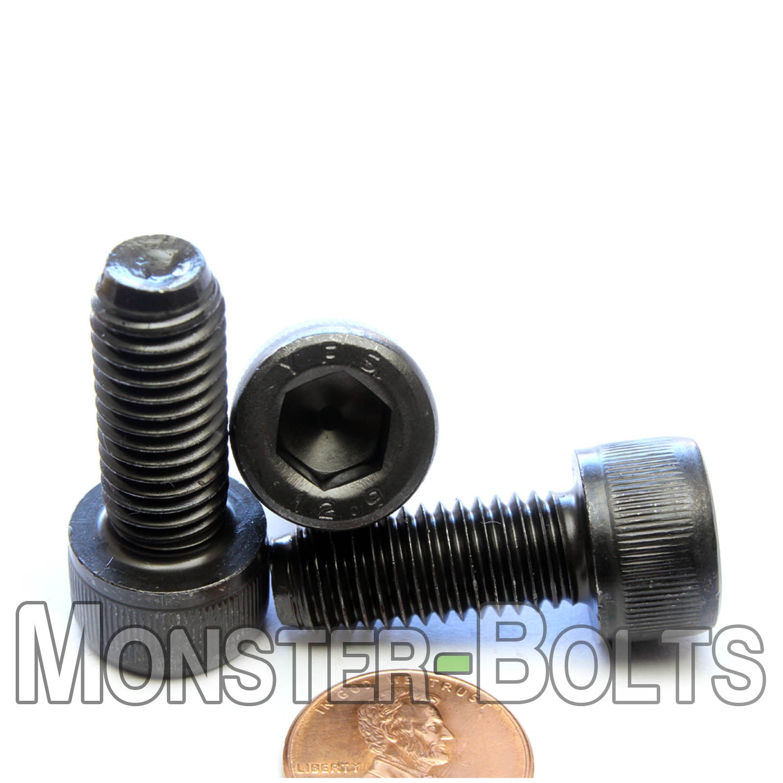 M10 Socket Head Cap screws, Class 12.9 Alloy Steel w/ Black Oxide