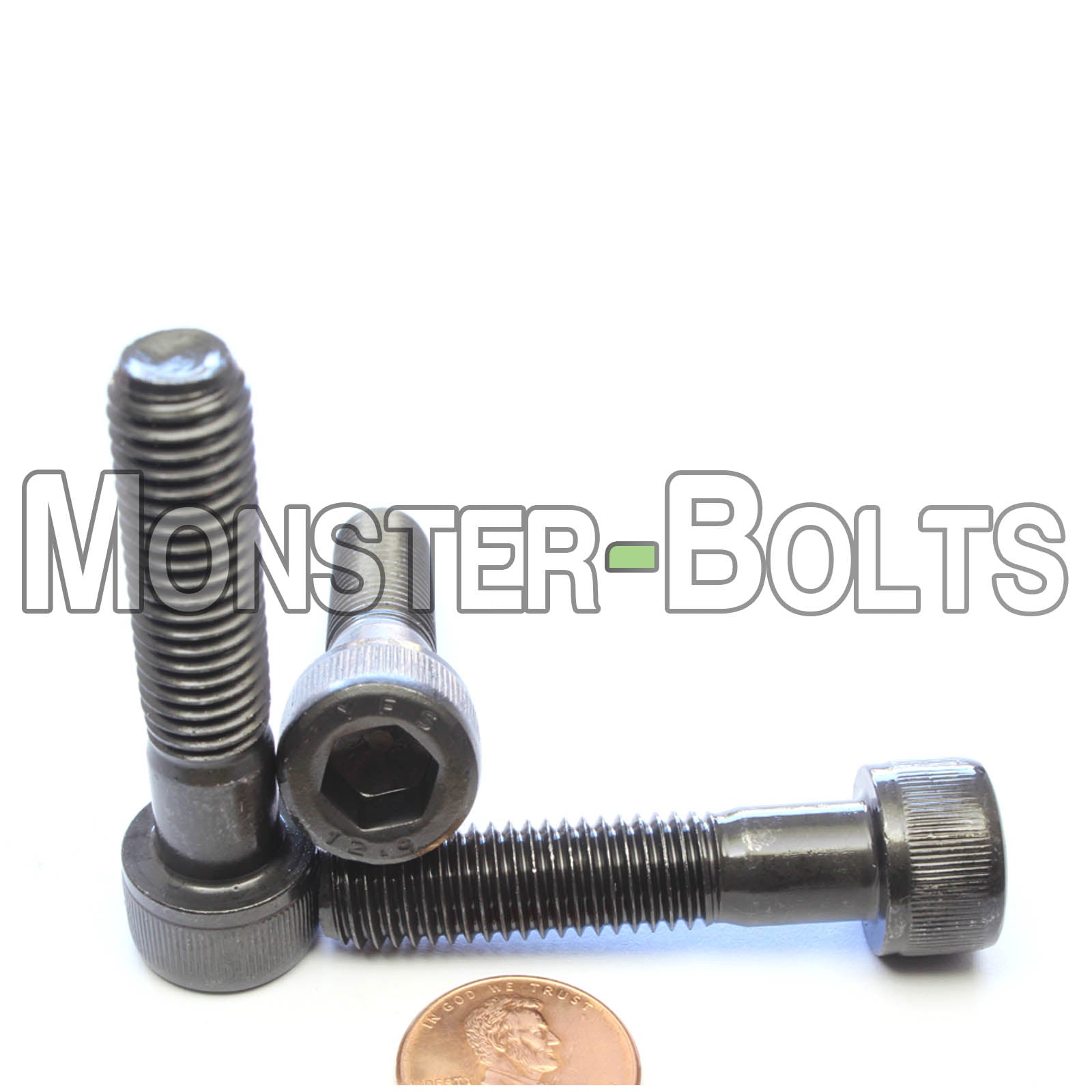 M10 Socket Head Cap screws, Class 12.9 Alloy Steel w/ Black Oxide