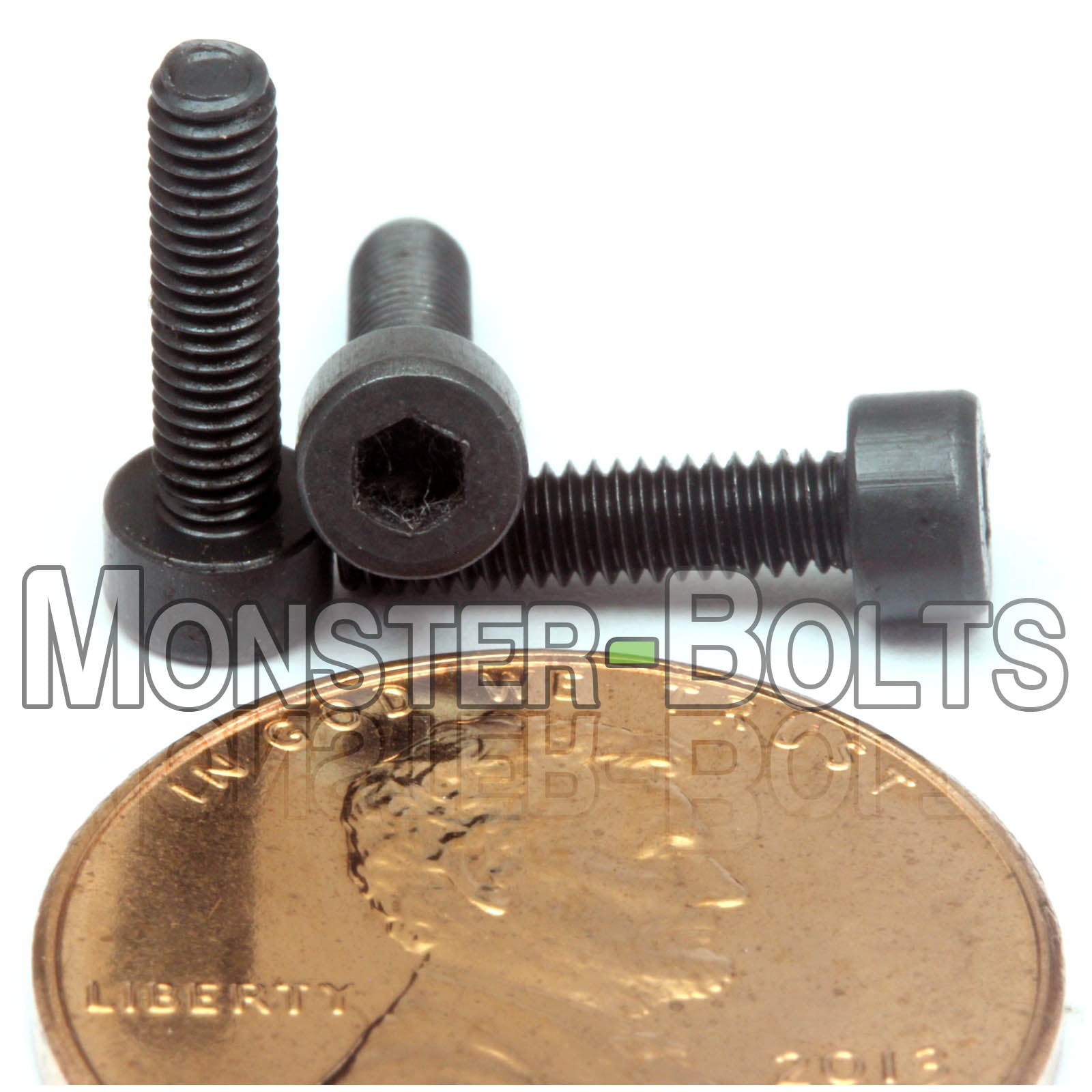 M2.5 Socket Head Cap screws, Class 12.9 Alloy Steel w/ Black Oxide