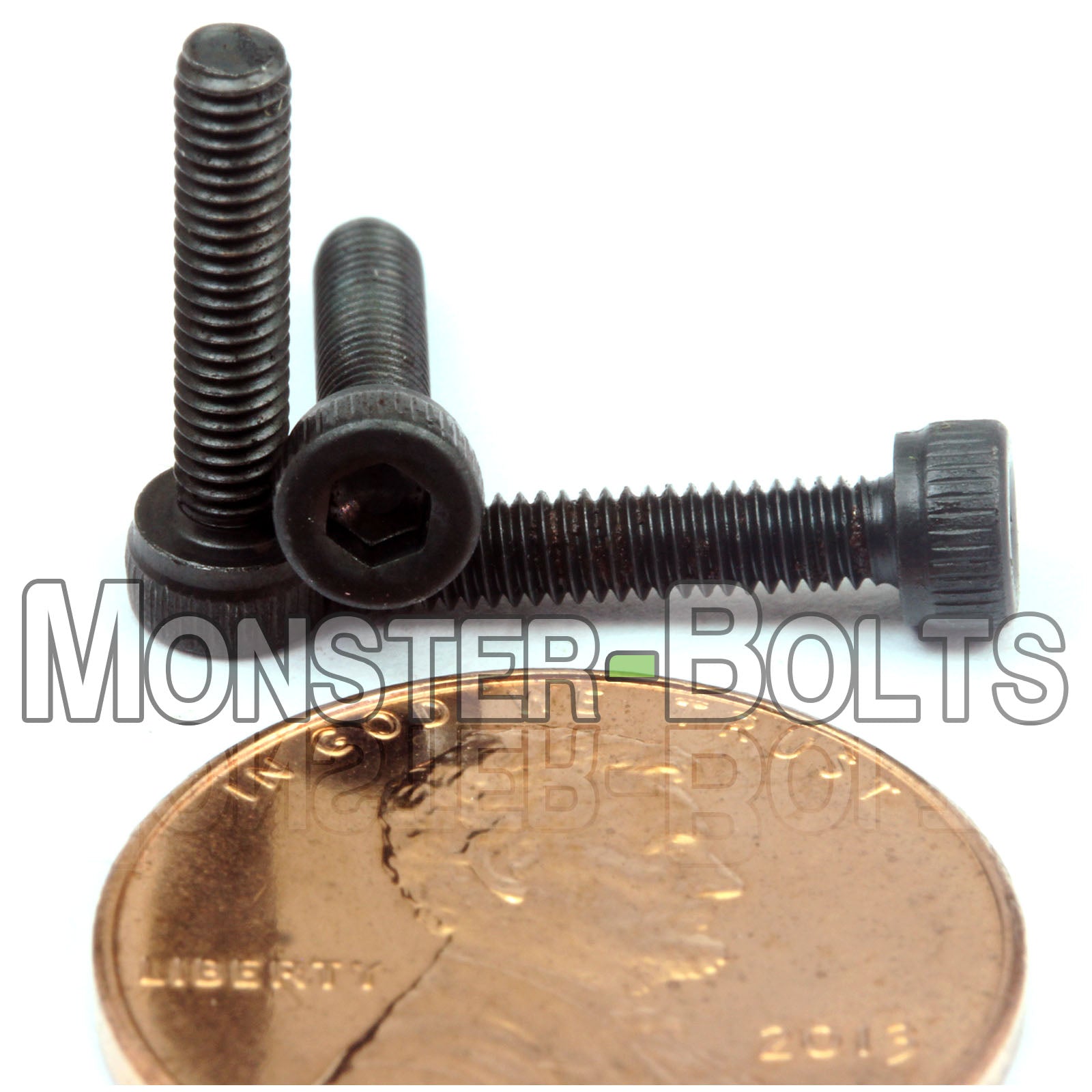 M2.5 Socket Head Cap screws, Class 12.9 Alloy Steel w/ Black Oxide