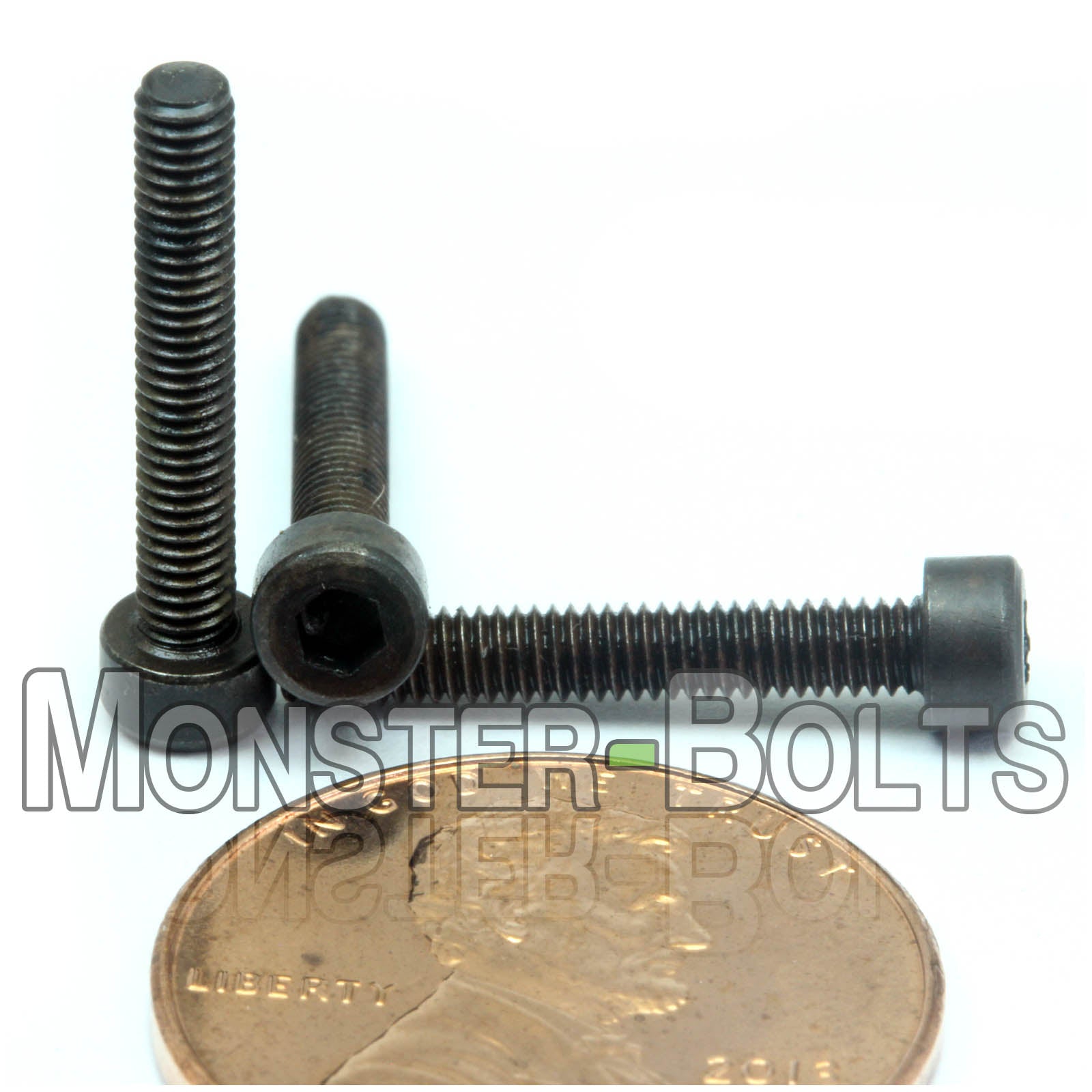 M2.5 Socket Head Cap screws, Class 12.9 Alloy Steel w/ Black Oxide