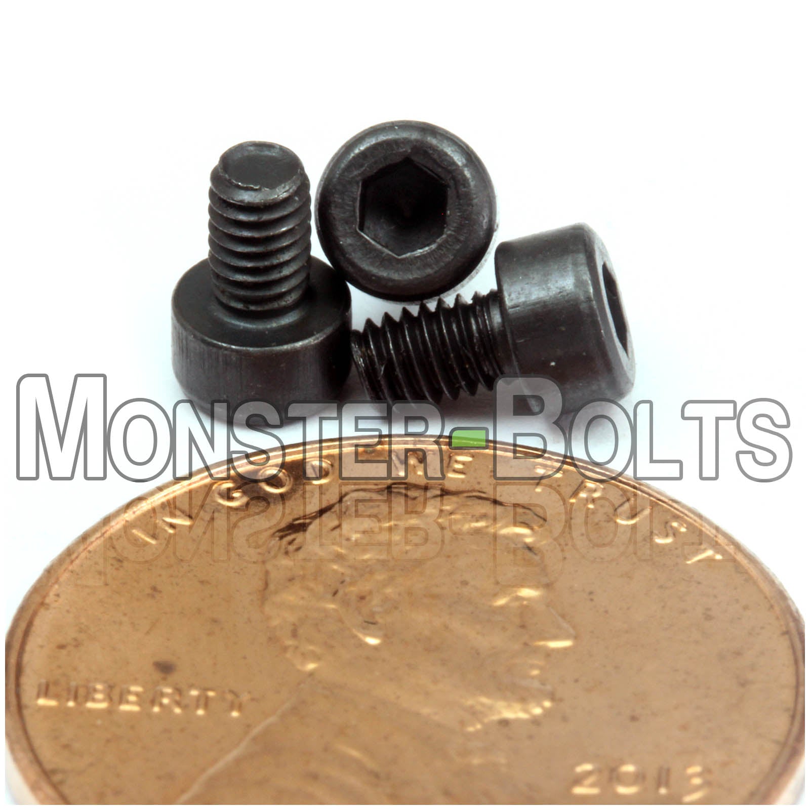 M2.5 Socket Head Cap screws, Class 12.9 Alloy Steel w/ Black Oxide