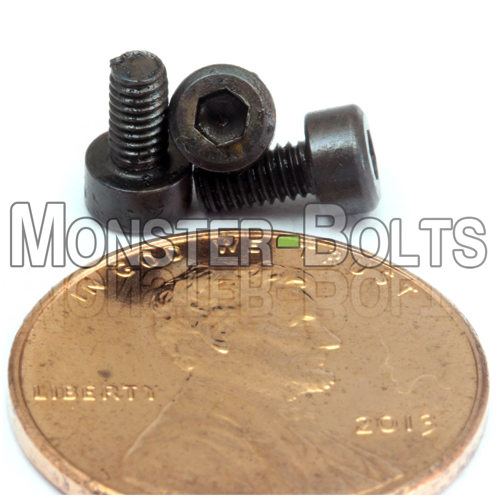 M2.5 Socket Head Cap screws, Class 12.9 Alloy Steel w/ Black Oxide