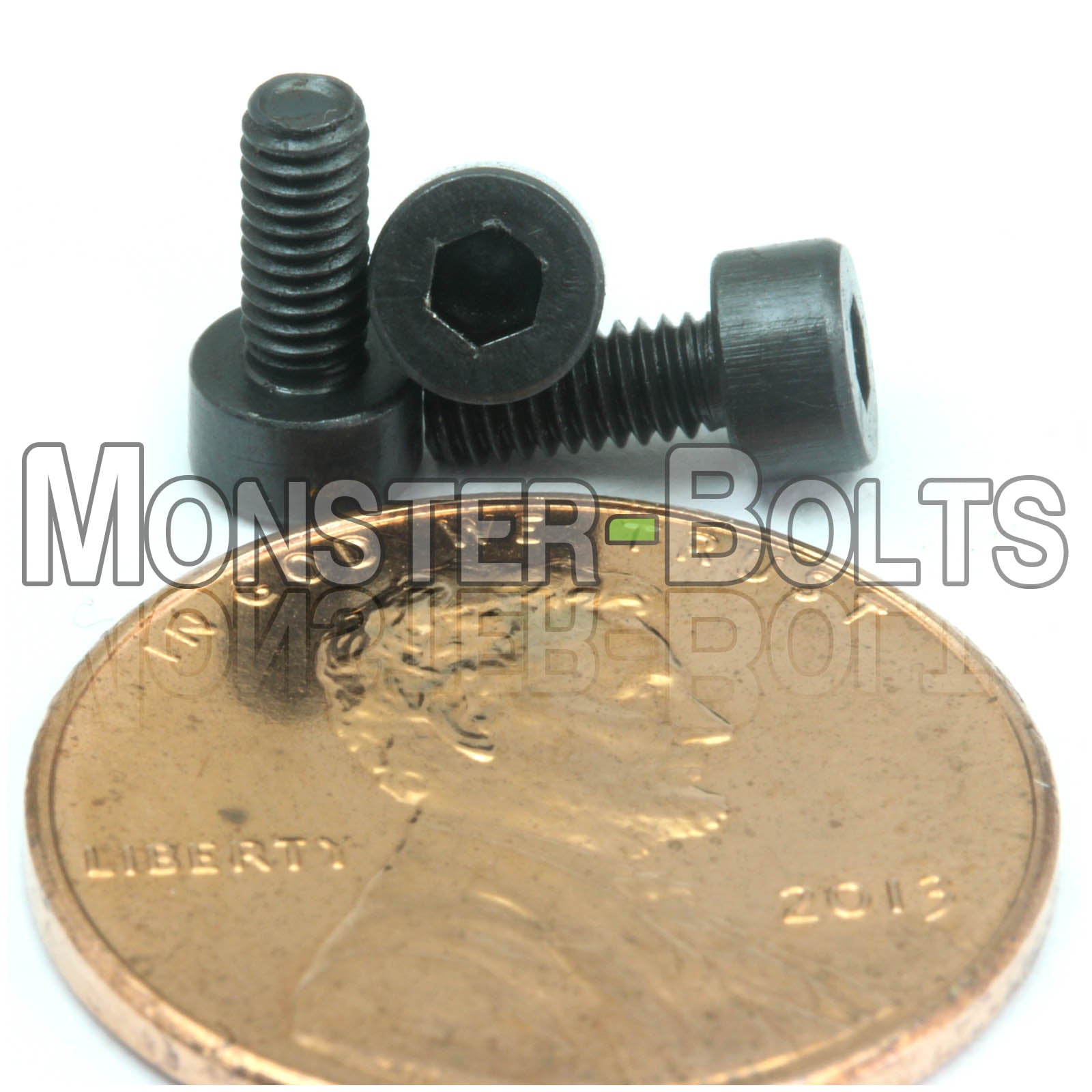 M2.5 Socket Head Cap screws, Class 12.9 Alloy Steel w/ Black Oxide