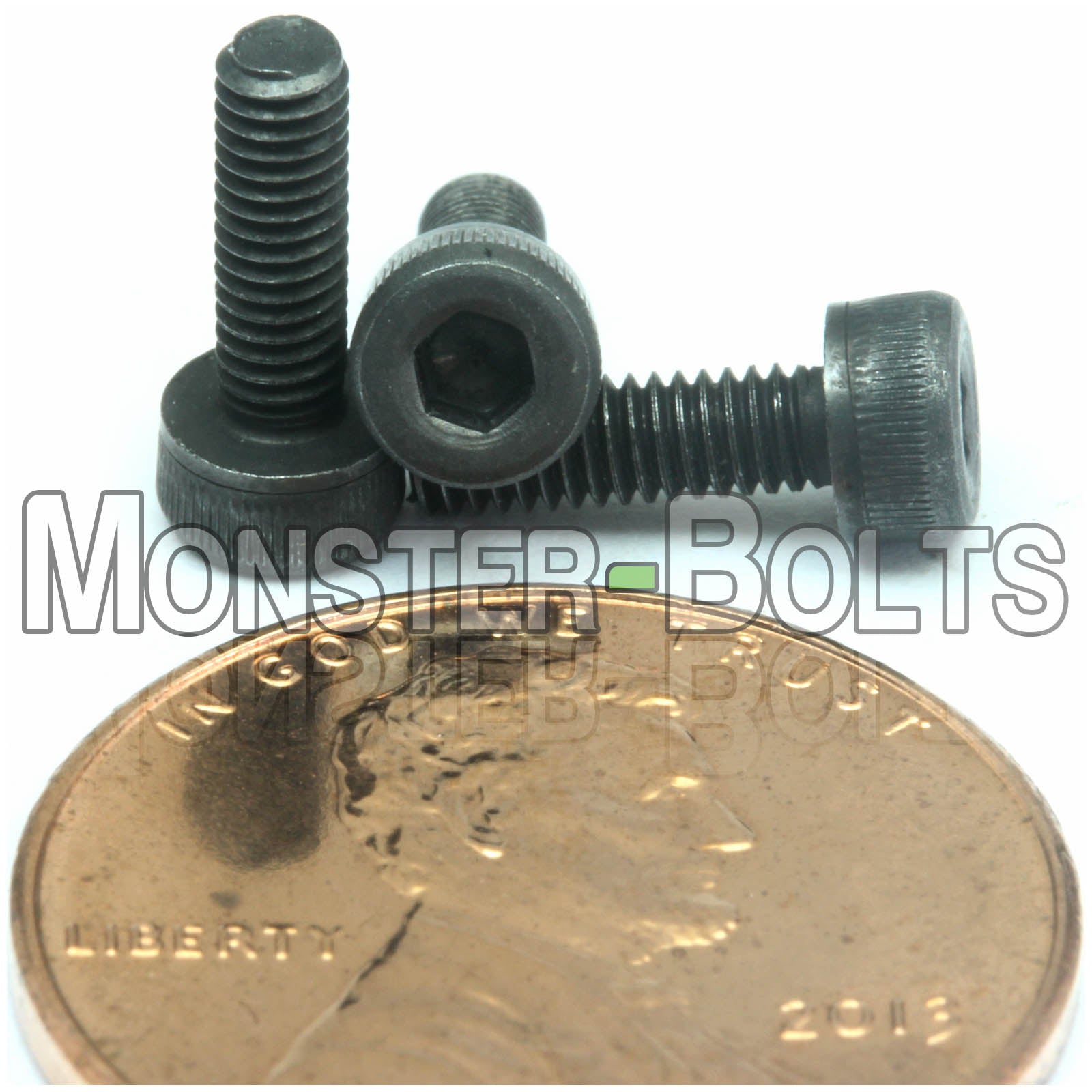 M2.5 Socket Head Cap screws, Class 12.9 Alloy Steel w/ Black Oxide