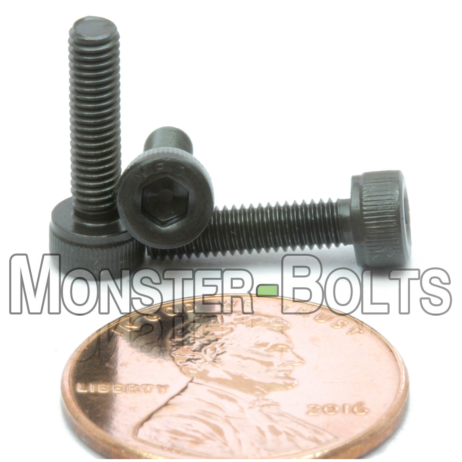 M3 Socket Head Cap screws, Class 12.9 Alloy Steel w/ Black Oxide