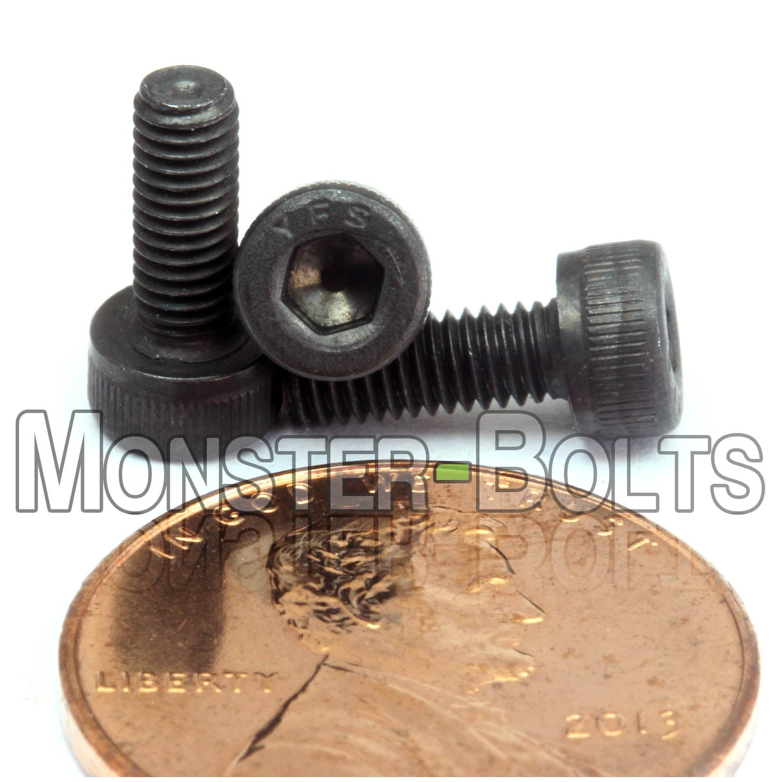 M3 Socket Head Cap screws, Class 12.9 Alloy Steel w/ Black Oxide