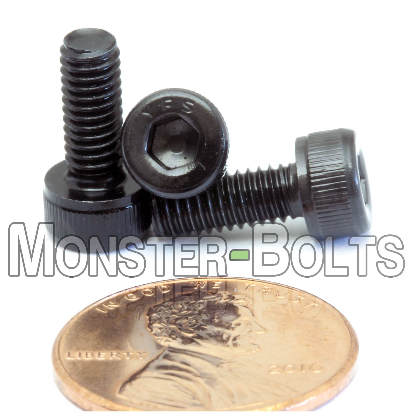 M4 Socket Head Cap screws, Class 12.9 Alloy Steel w/ Black Oxide