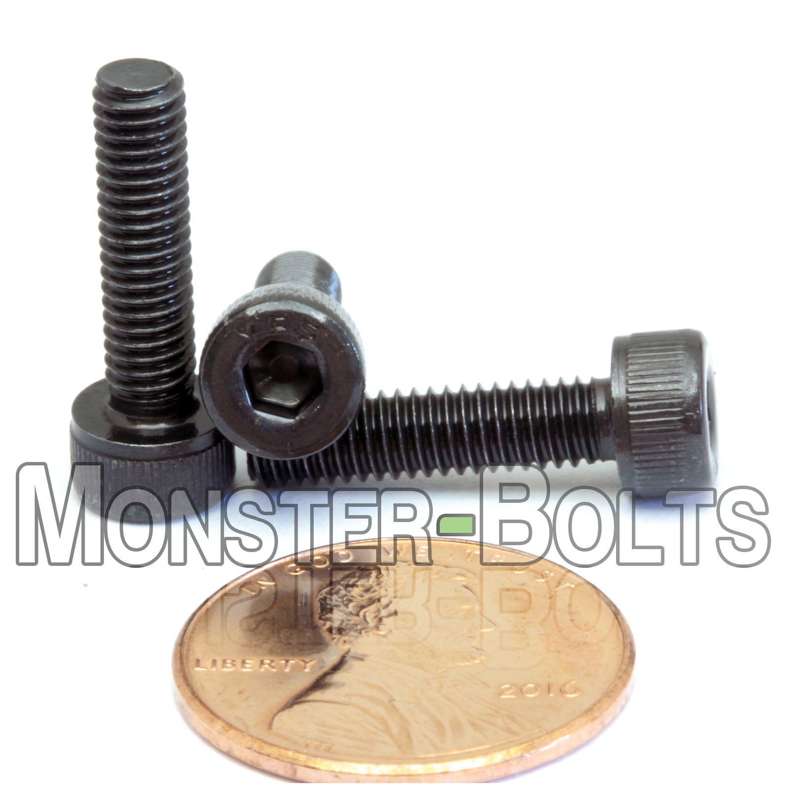 M4 Socket Head Cap screws, Class 12.9 Alloy Steel w/ Black Oxide