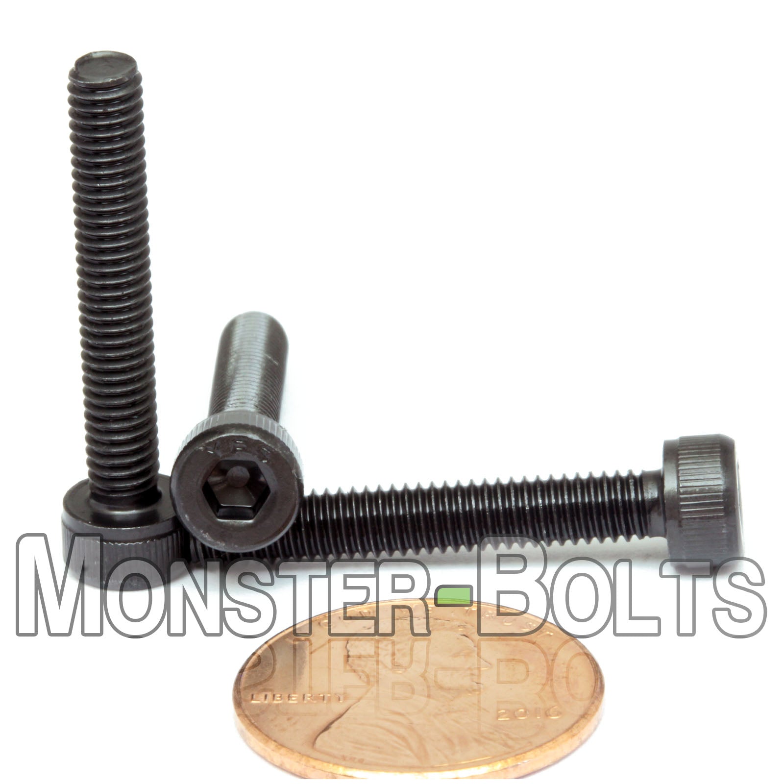 M4 Socket Head Cap screws, Class 12.9 Alloy Steel w/ Black Oxide